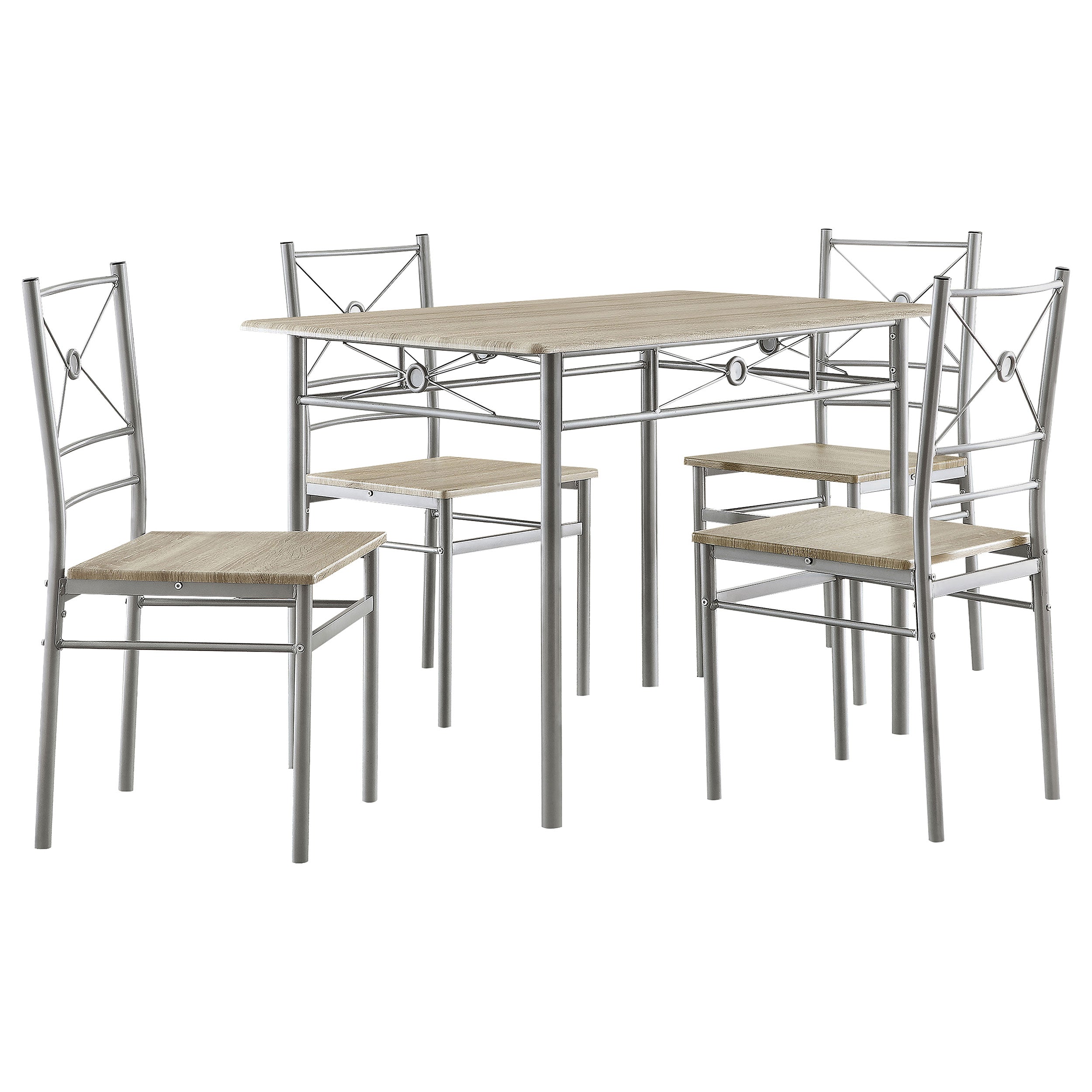 Anna  Rectangular Dining Table Set Dark