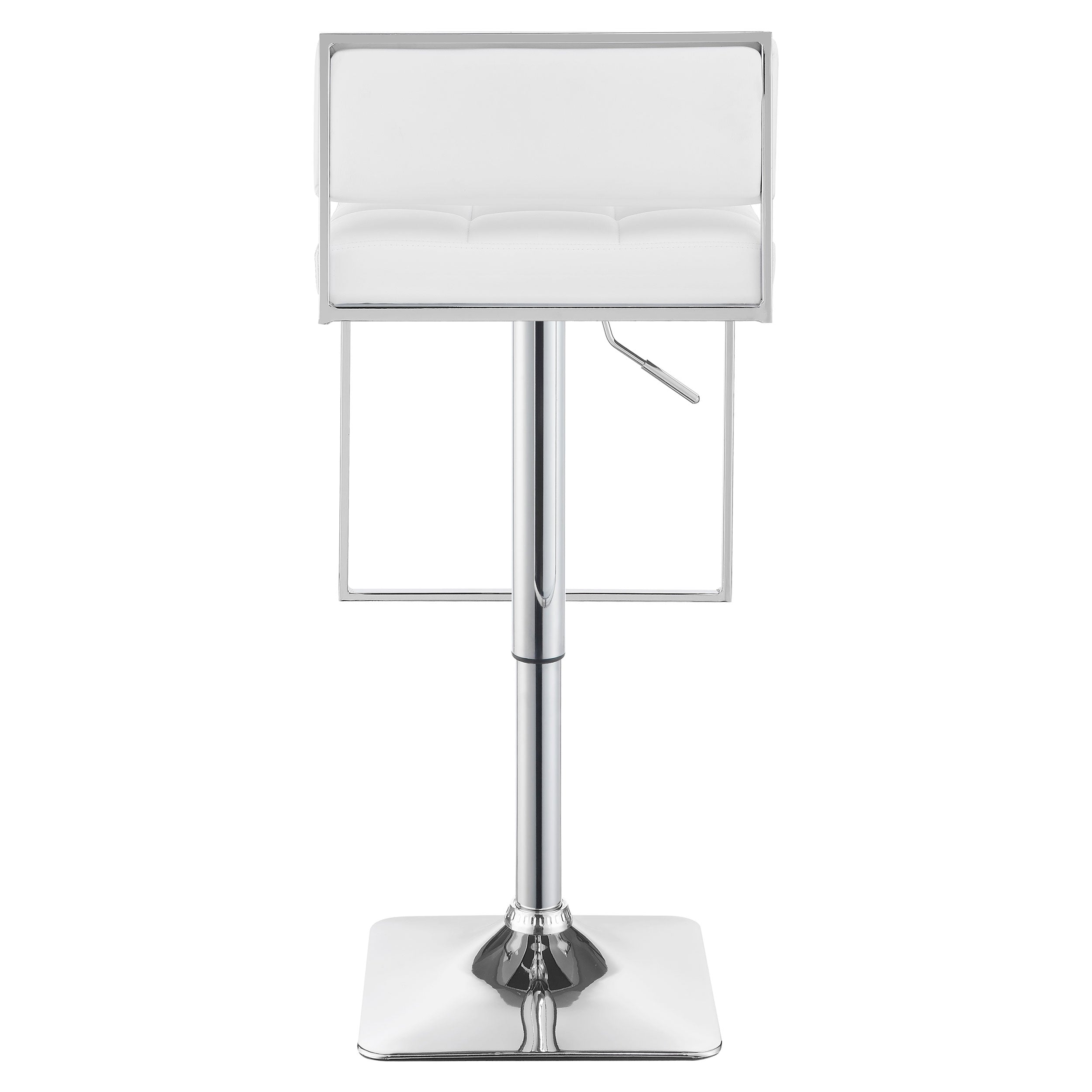 Alameda Adjustable Bar Stool Chrome and Black / Grey
