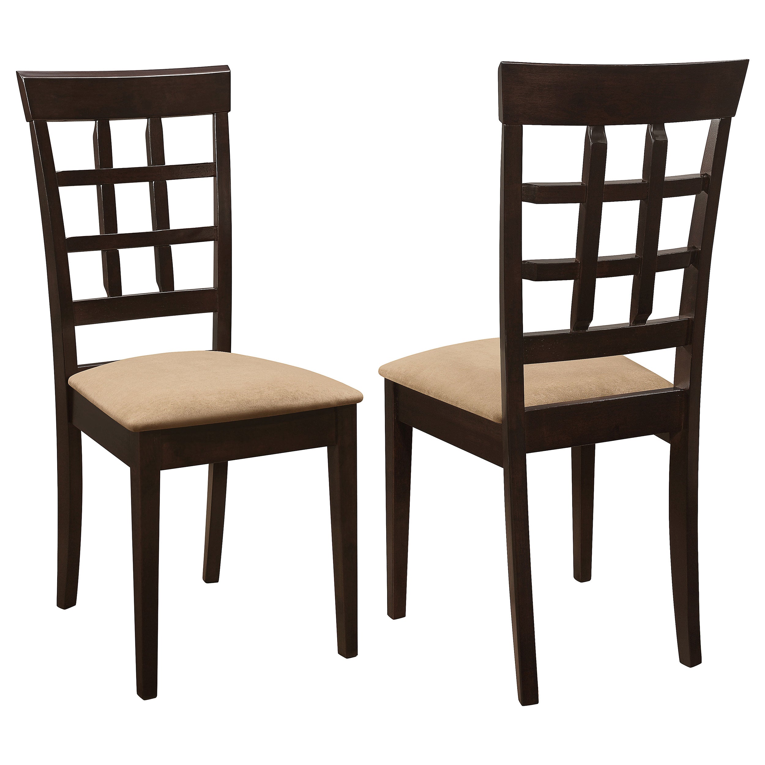 Gabriel Closed Back Dining Side Chair Cappuccino (Set of 2)