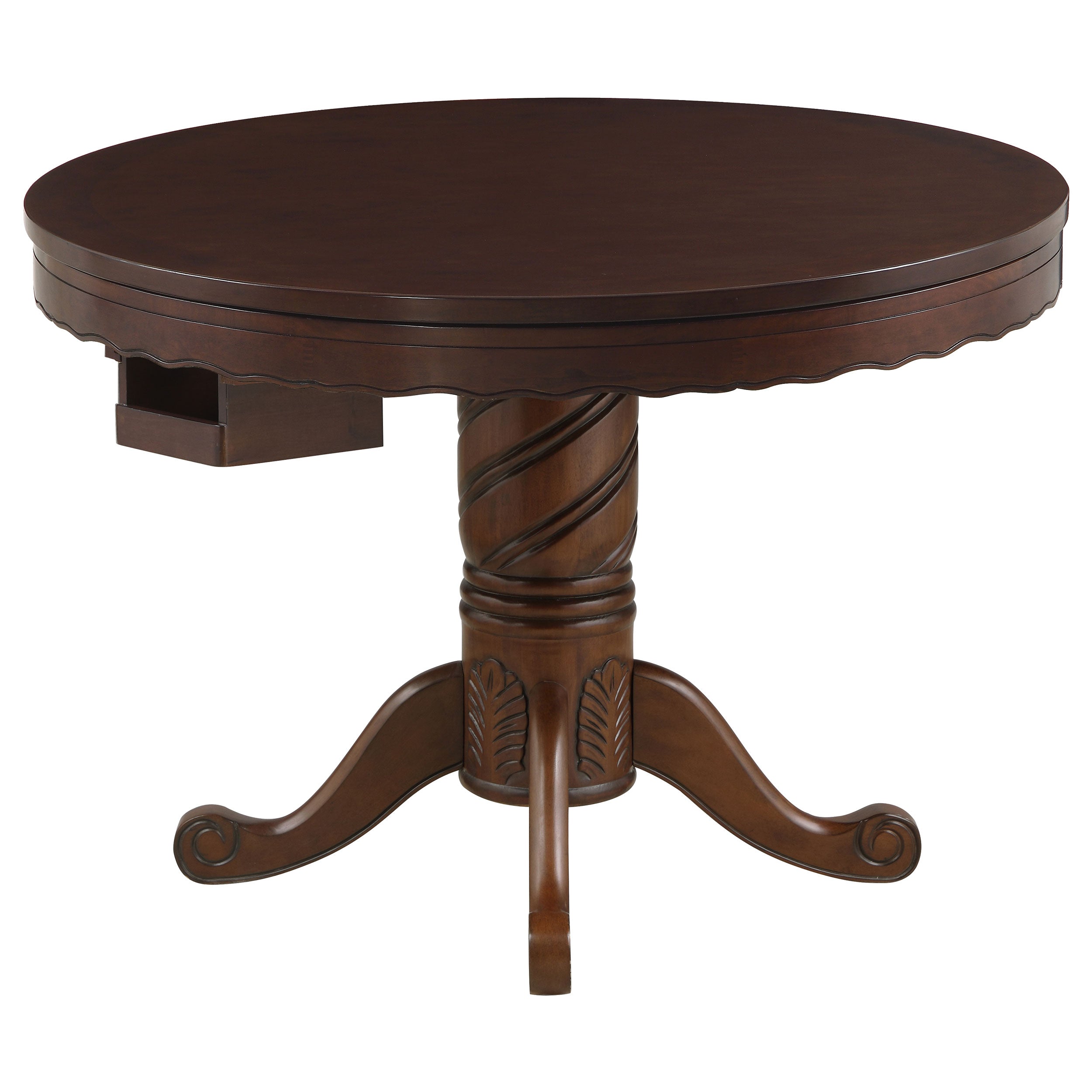 Turk  3-in-1 Dining and Game Table Set Tobacco