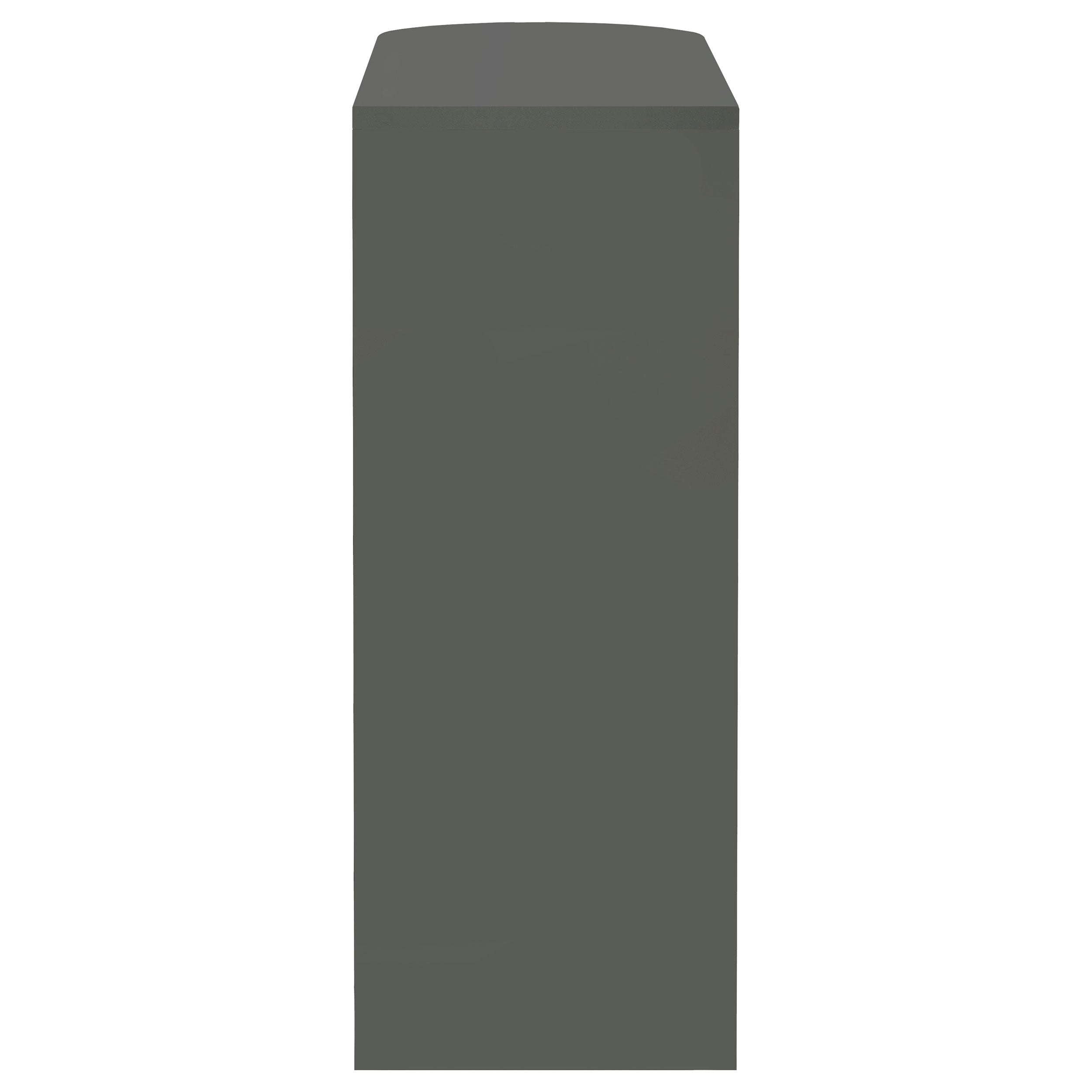 Adolfo Rectangular 2-tier Home Bar Table Black High Gloss