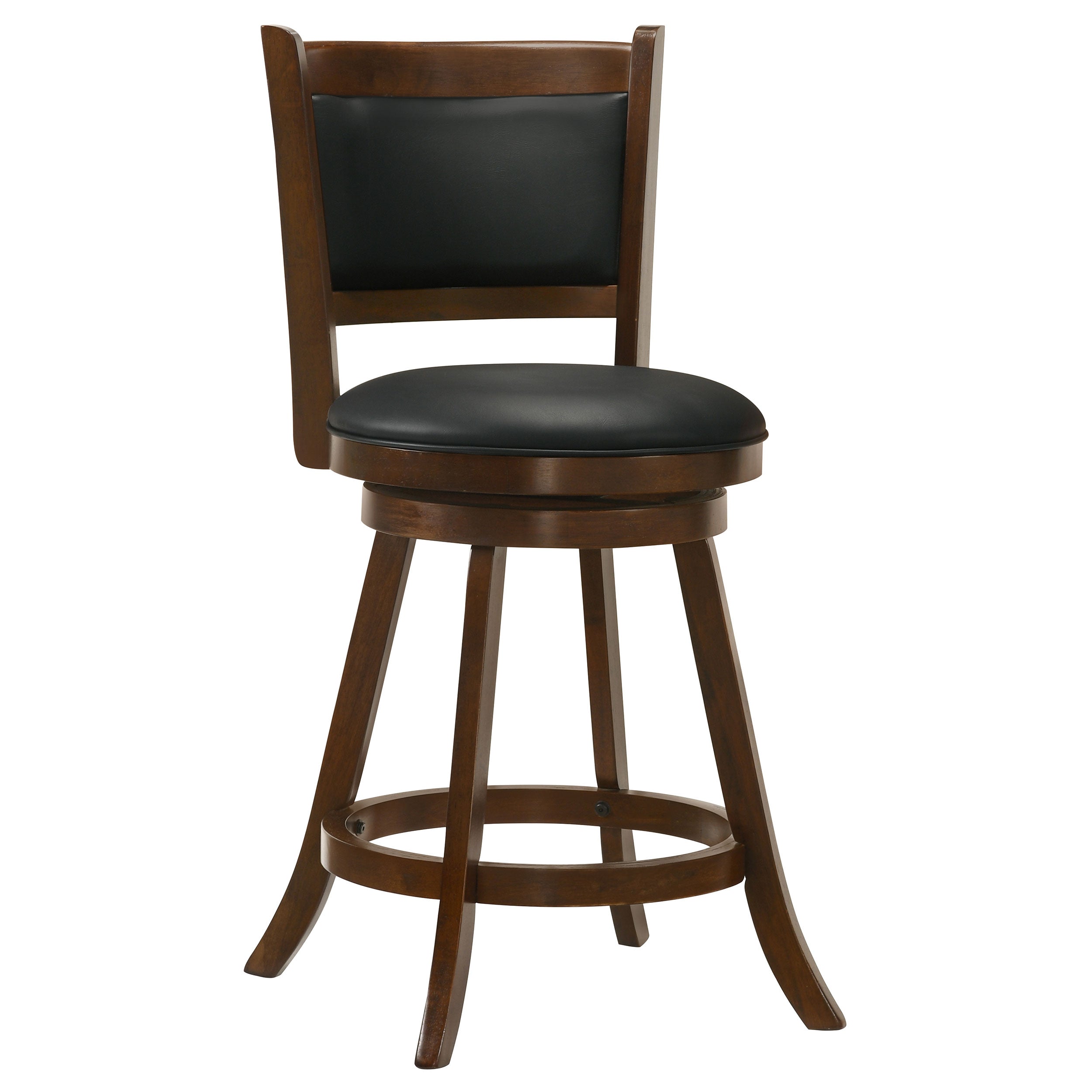 Broxton Upholstered Swivel Bar Chair Chestnut (Set of 2)