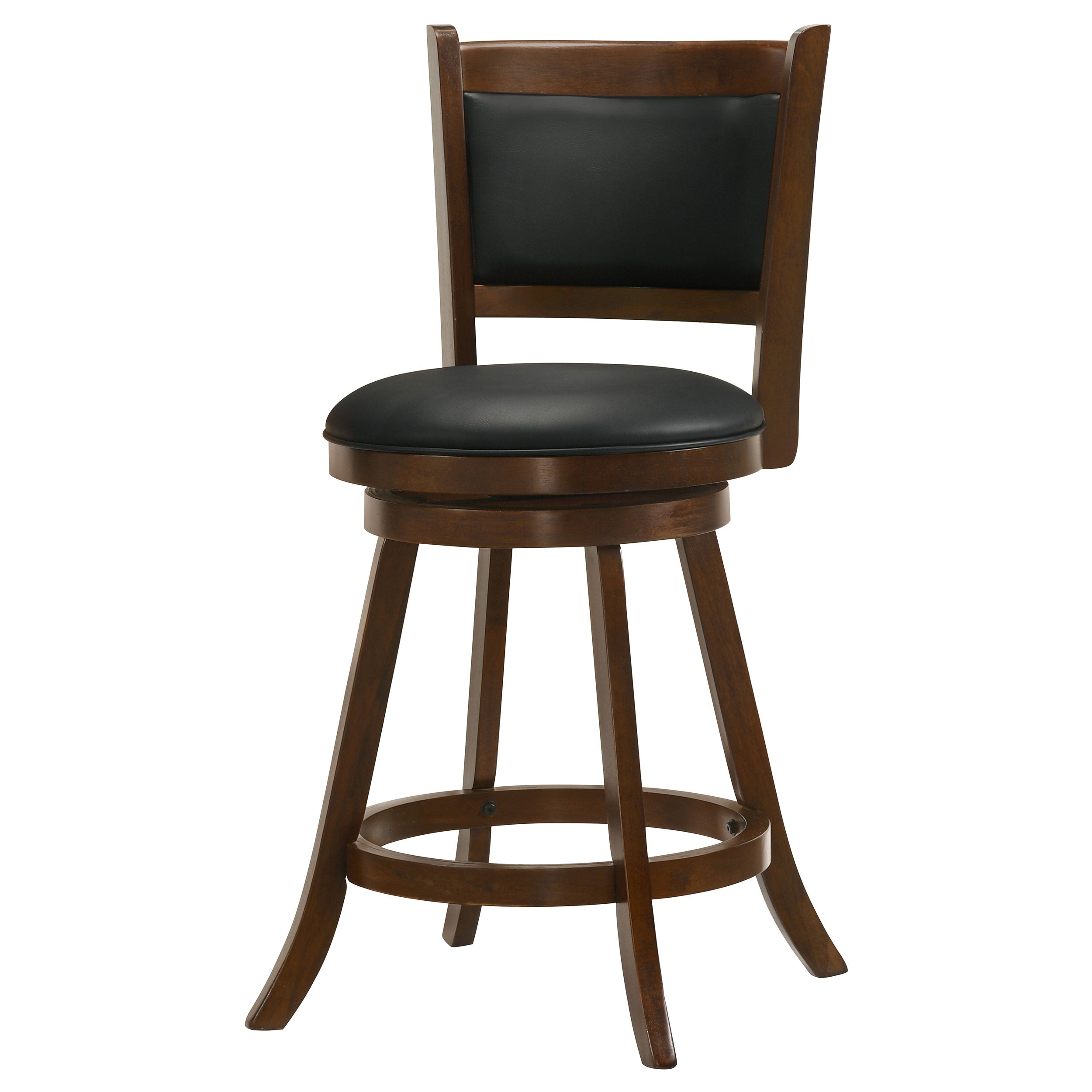 Broxton Upholstered Swivel Bar Chair Chestnut (Set of 2)
