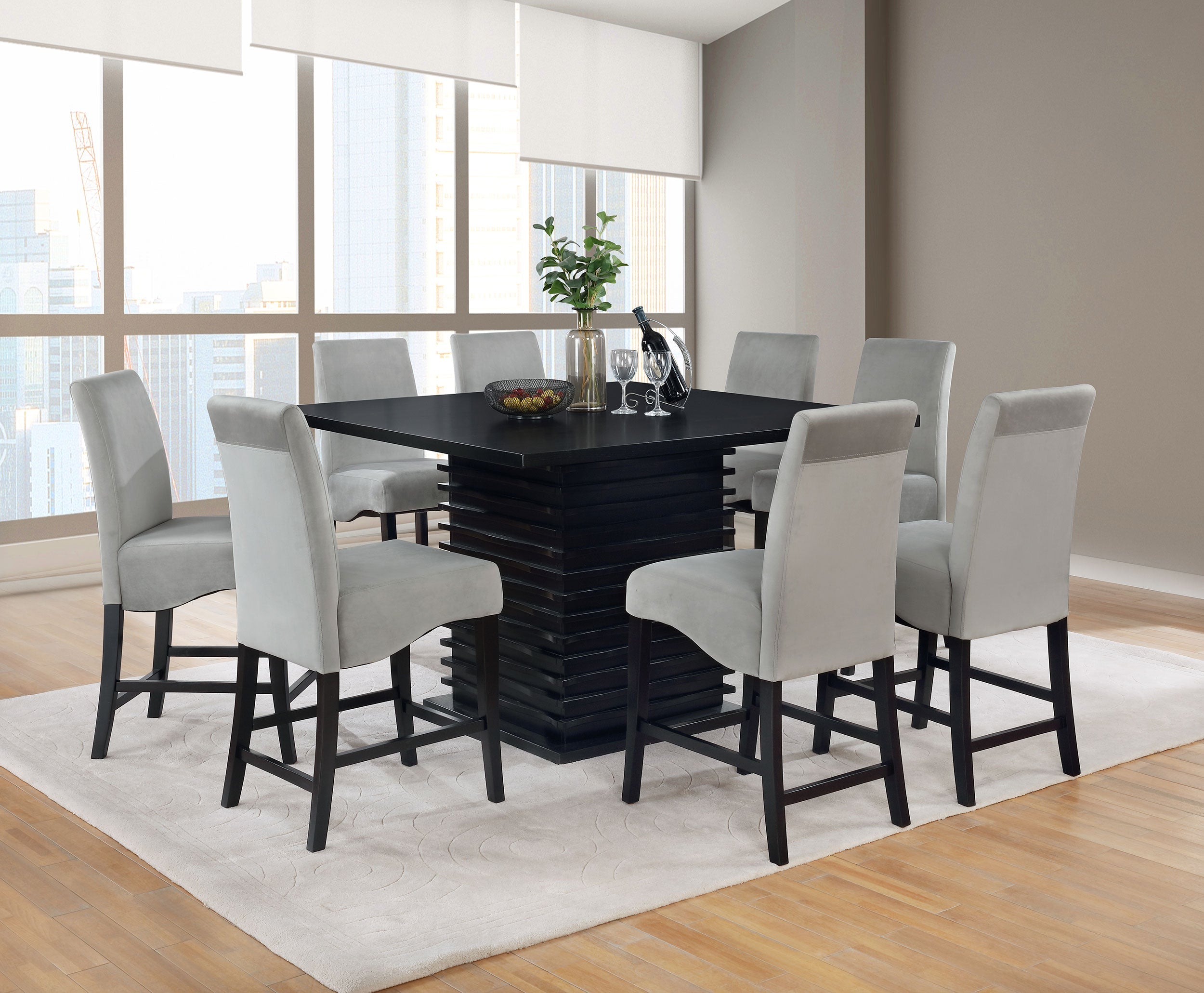 Stanton Rectangular 66-inch Dining Table Black