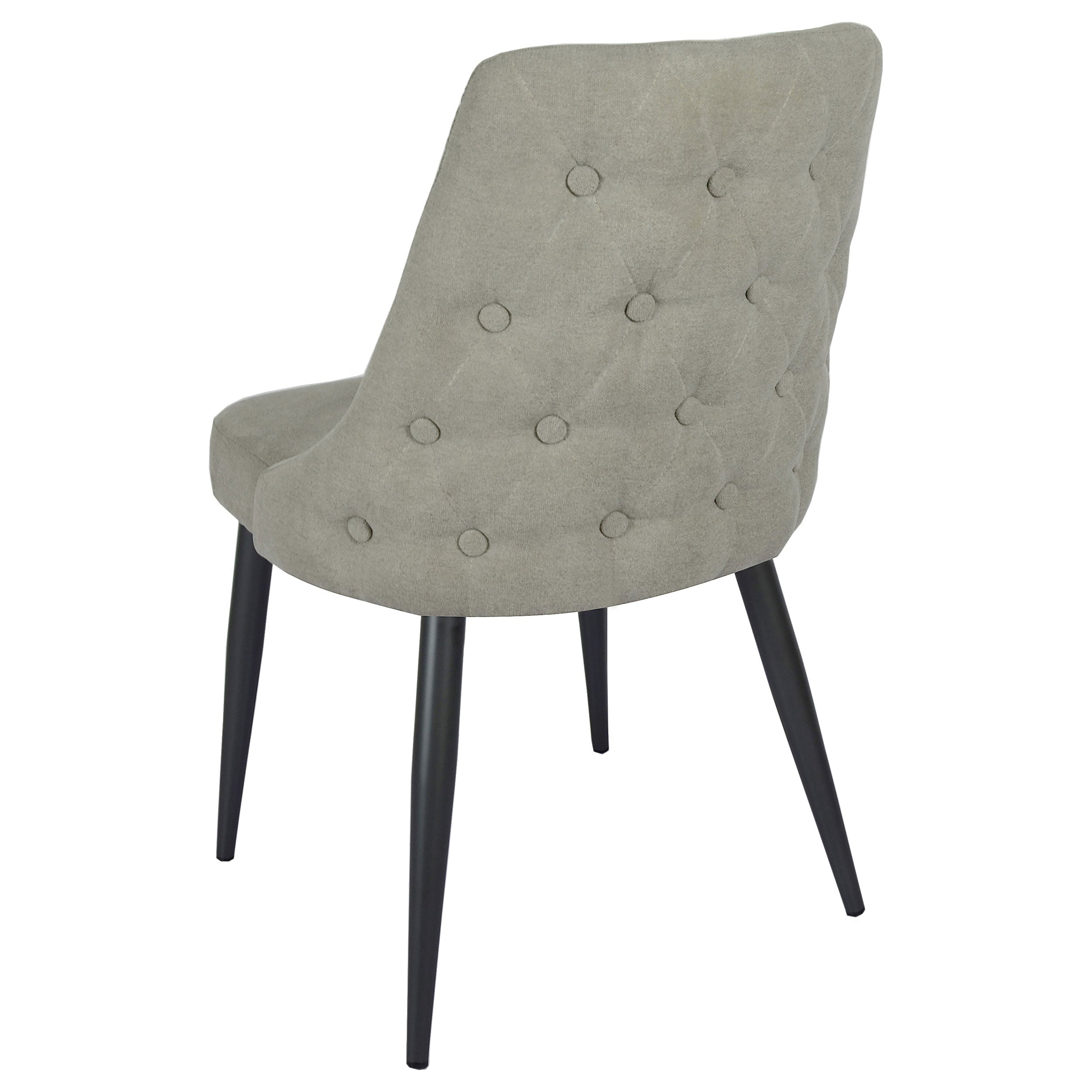 Cosmo Upholstered Dining Side Chair Grey (Set of 2)