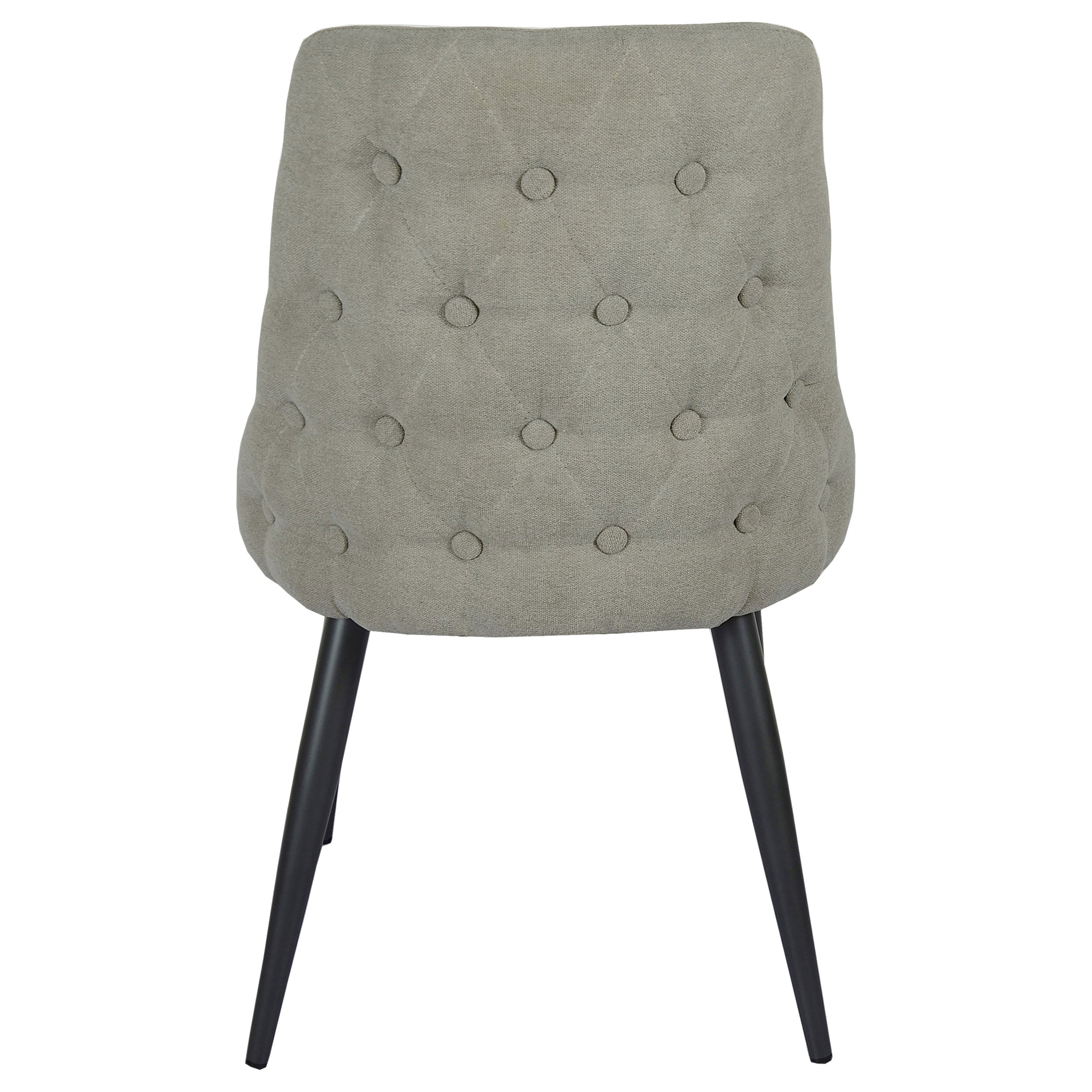 Cosmo Upholstered Dining Side Chair Grey (Set of 2)