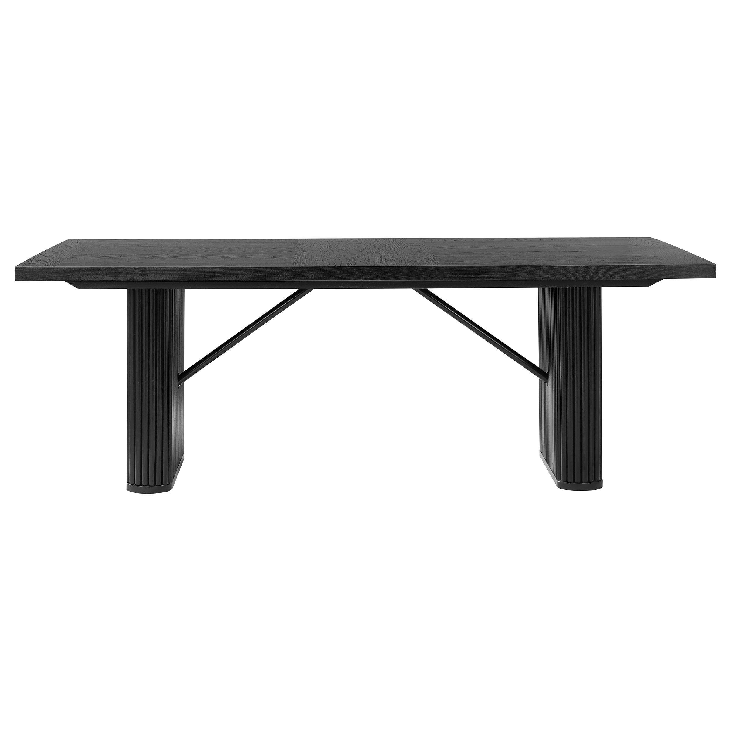 Catherine Rectangular Dining Table Set Black