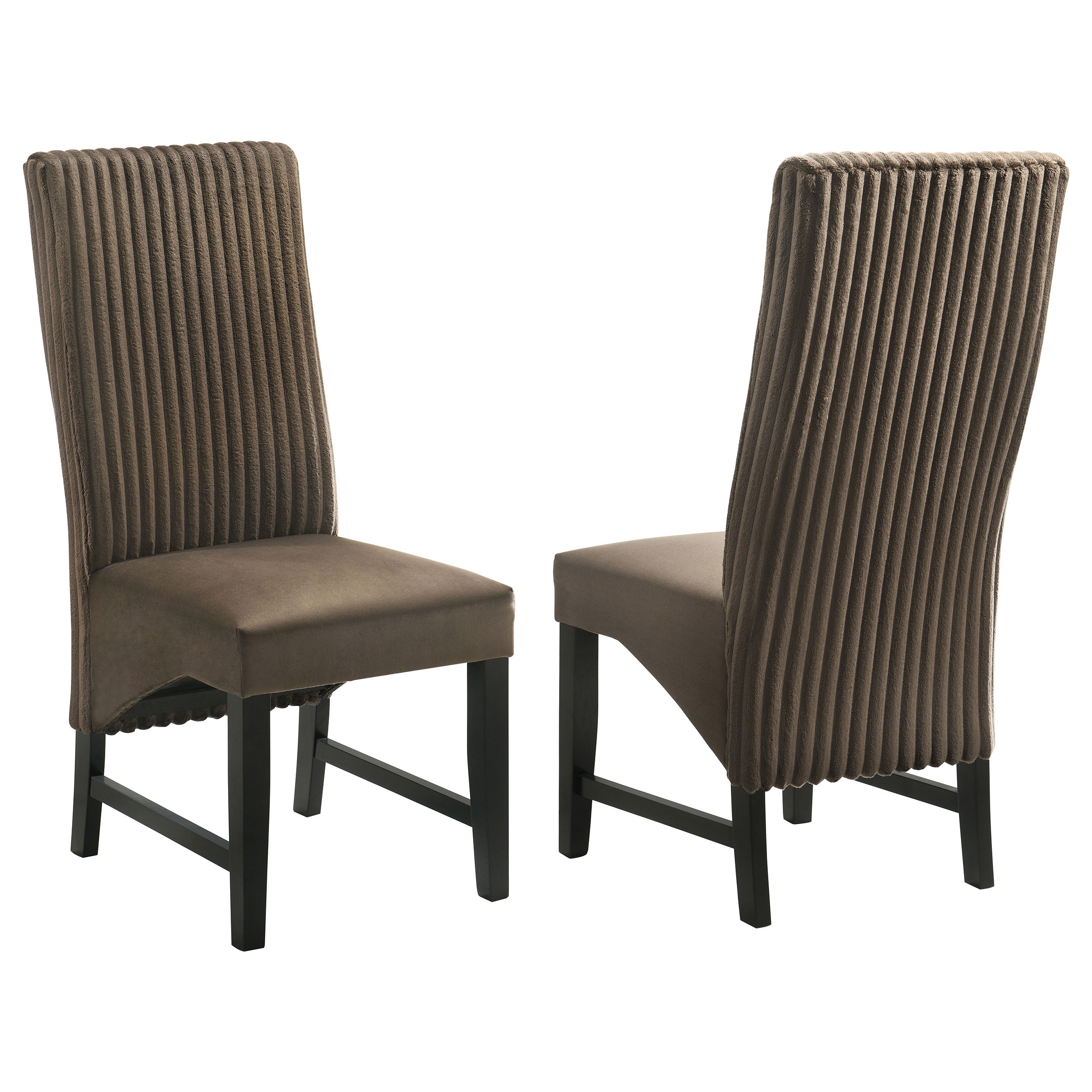 Barrand Upholstered Dining Side Chair Black (Set of 2)
