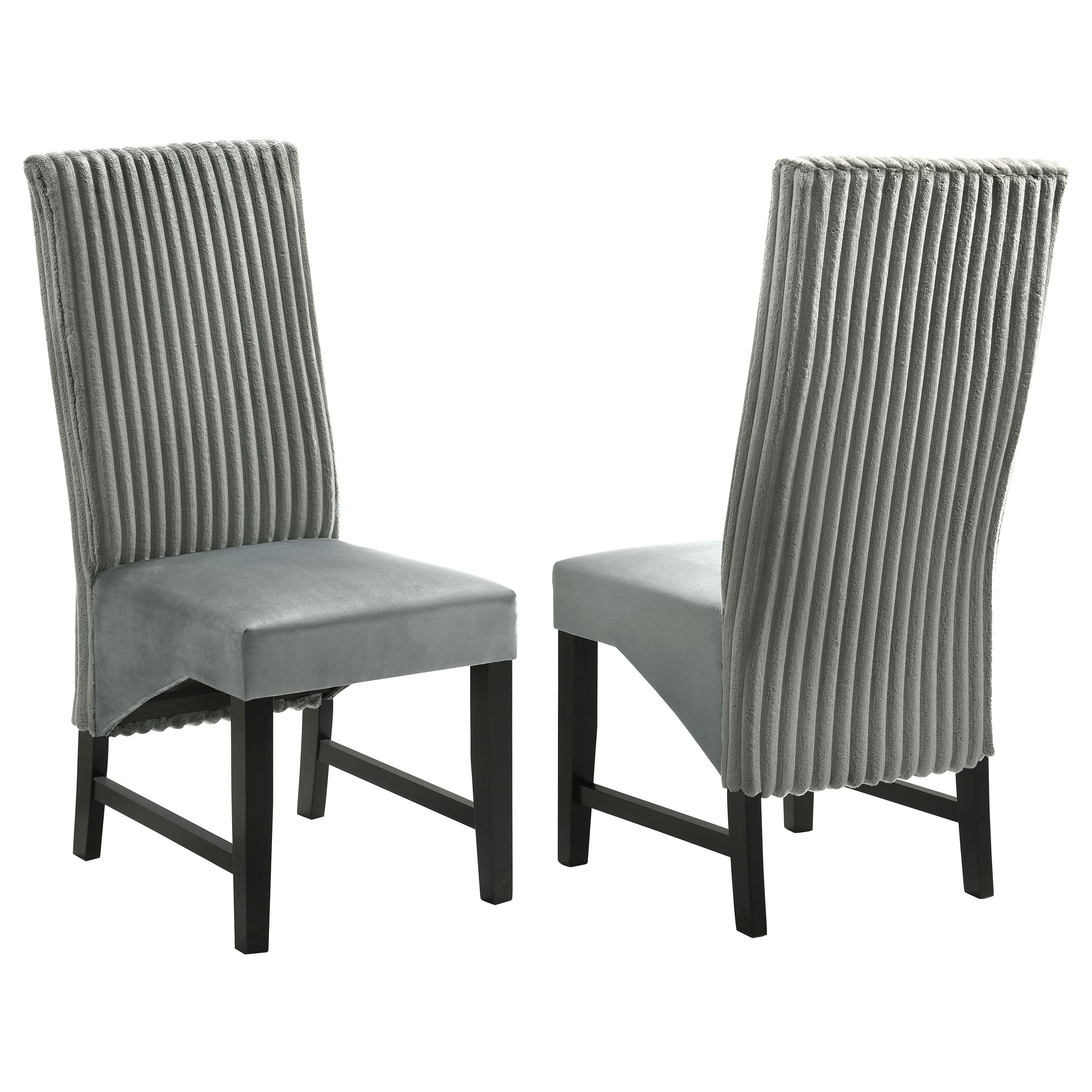Barrand Upholstered Dining Side Chair Black (Set of 2)