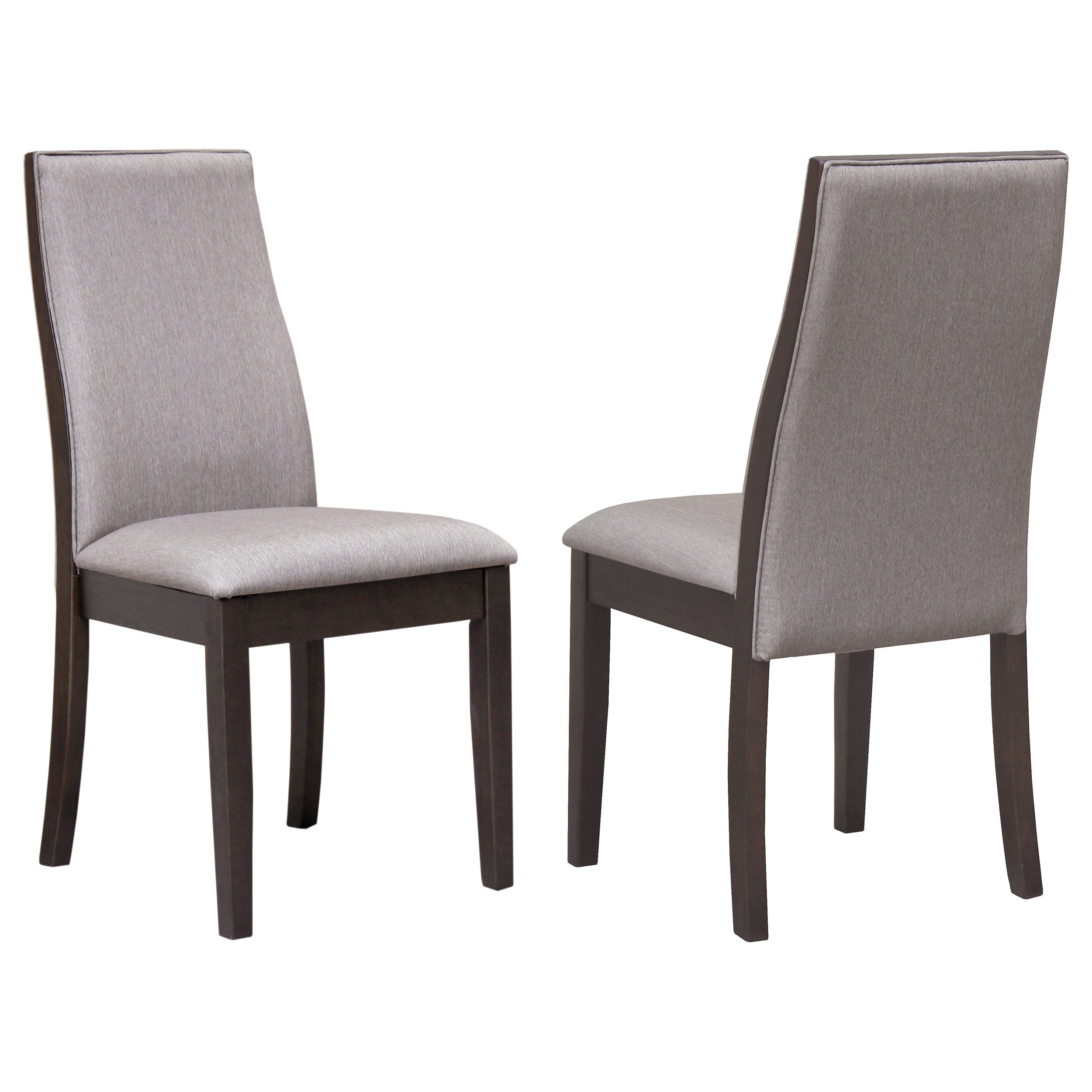 Spring Creek Upholstered Dining Chair Chocolate (Set of 2)