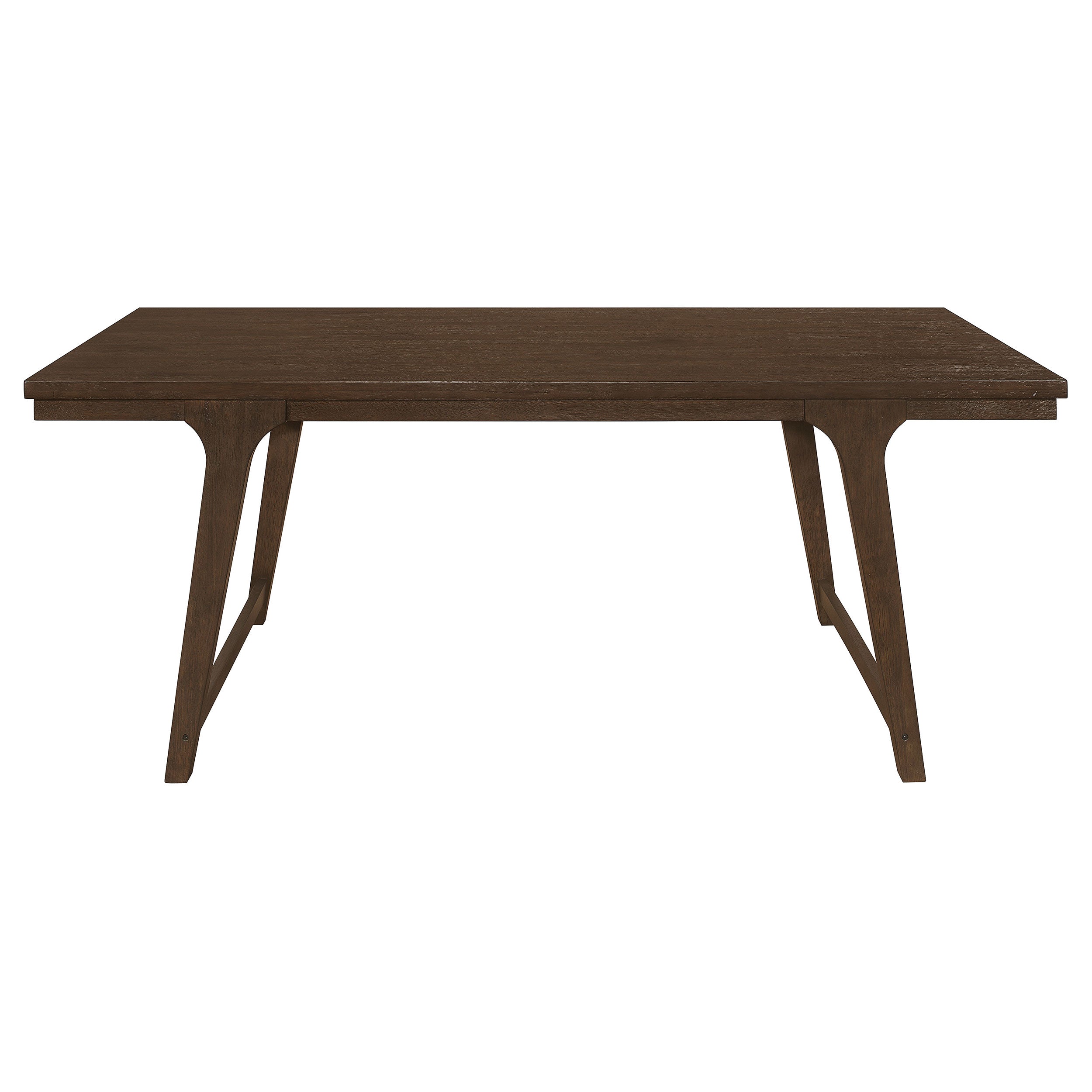 Reynolds Rectangular Dining Table Set Brown Oak