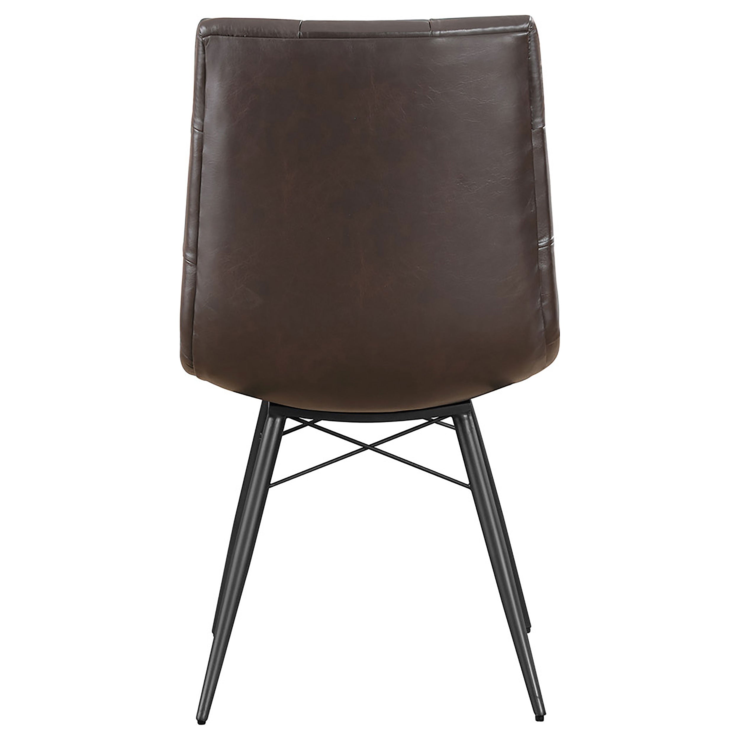 Aiken Upholstered Dining Side Chair Brown(Set of 4)