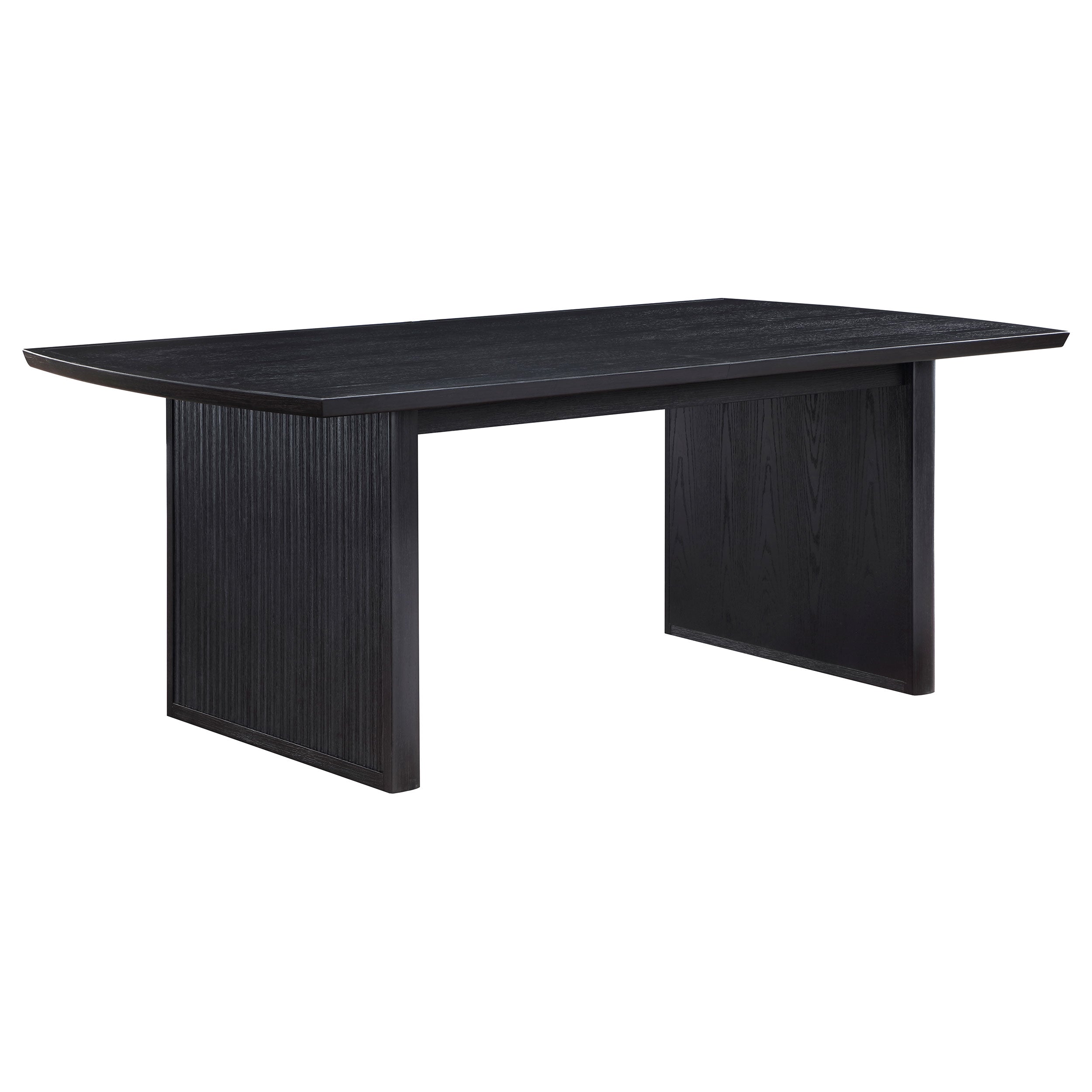 Brookmead  Extension Leaf Dining Table Set Black