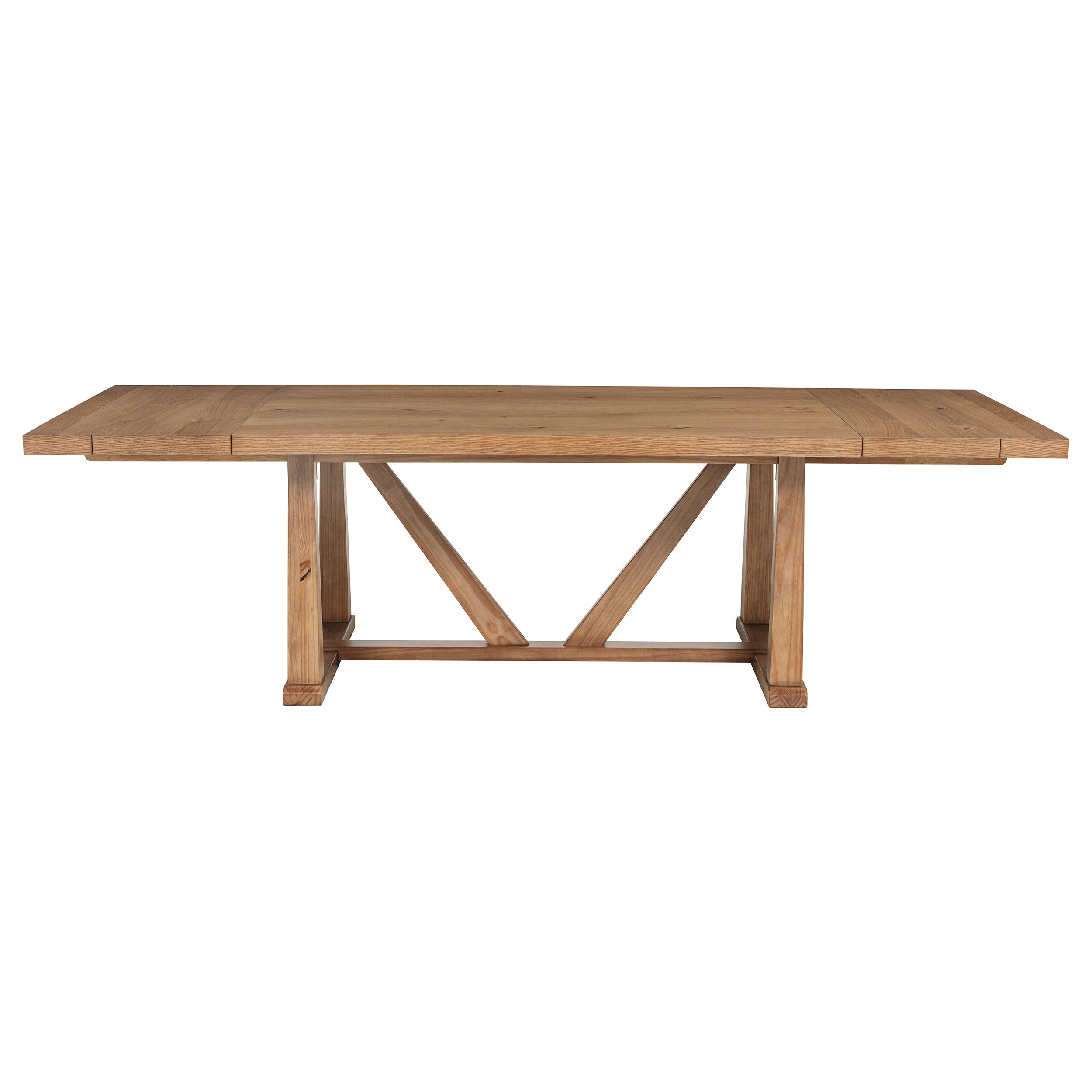 Middleton 106-inch Extension Leaf Dining Table Natural Brown