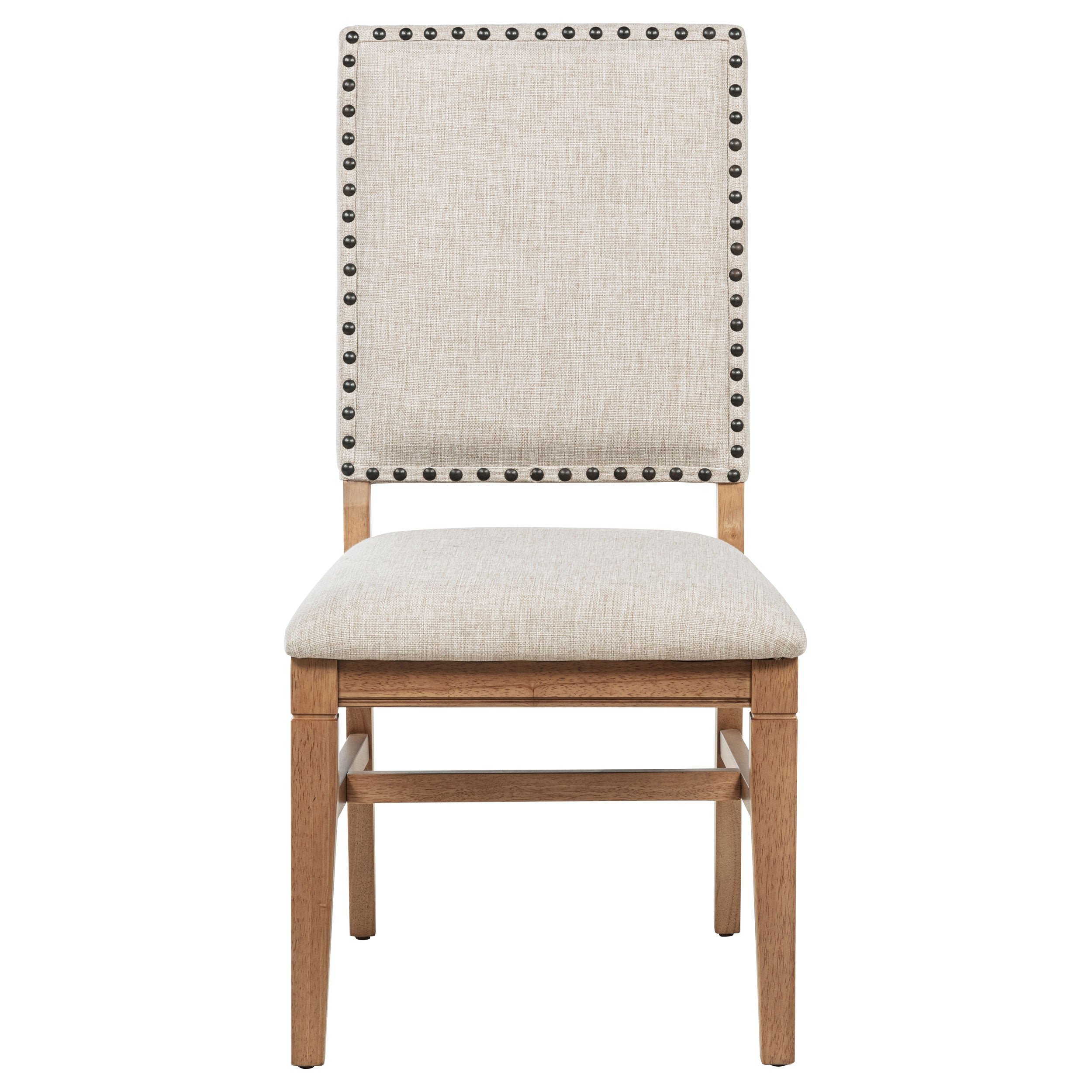 Middleton Upholstered Dining Side Chair Beige (Set of 2)