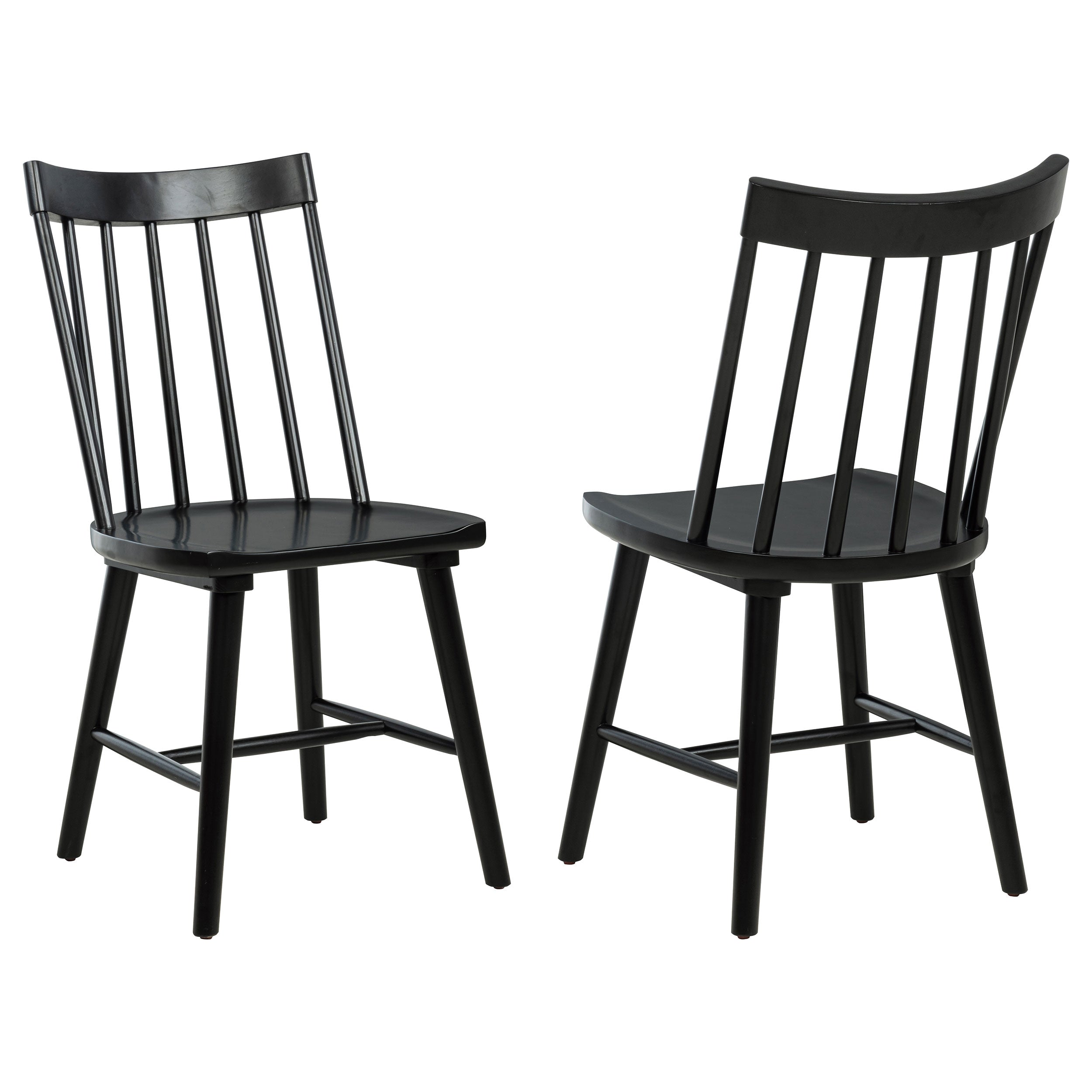 Middleton Solid Wood Dining Side Chair Black (Set of 2)