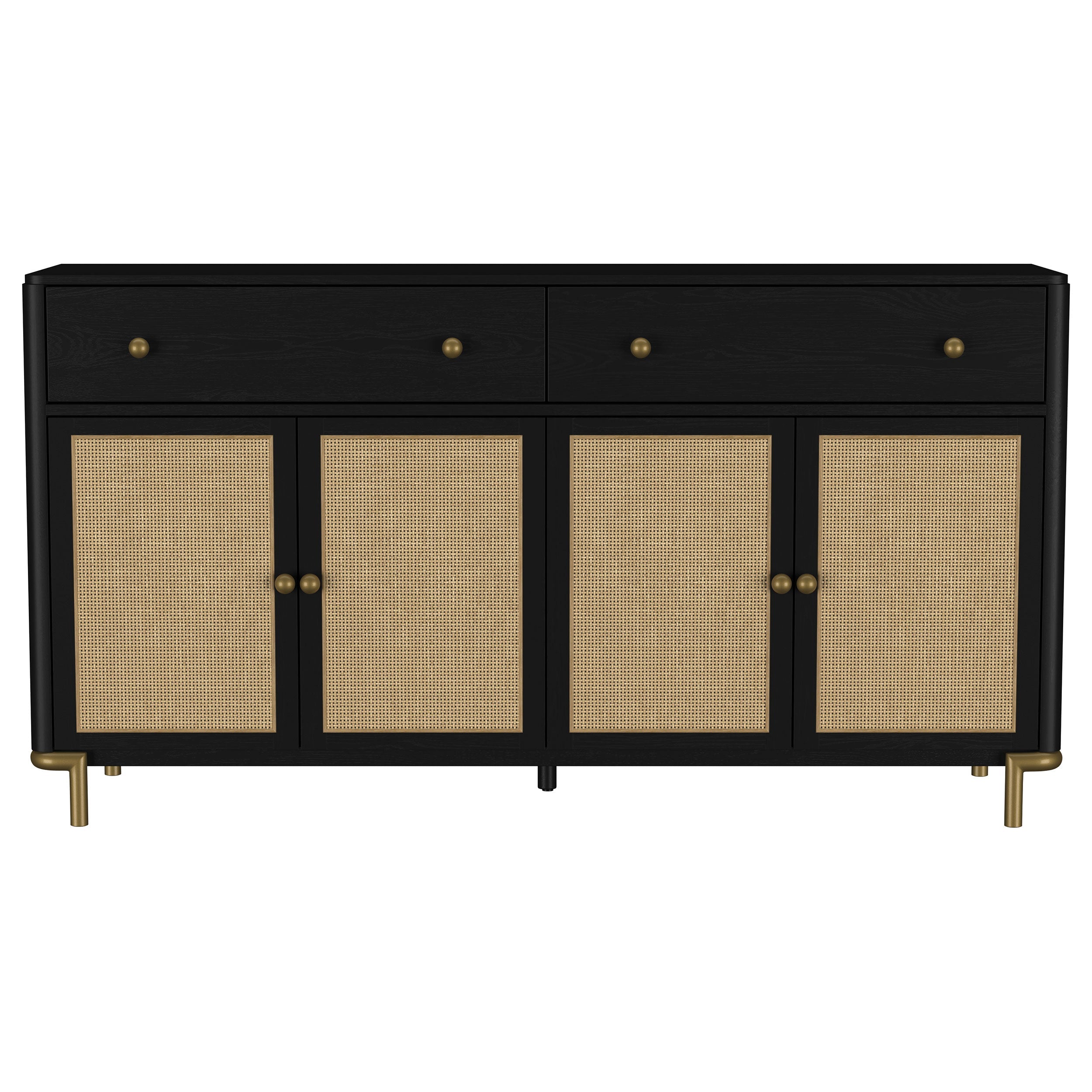 Arini 2-drawer Cane Door Dining Sideboard Server