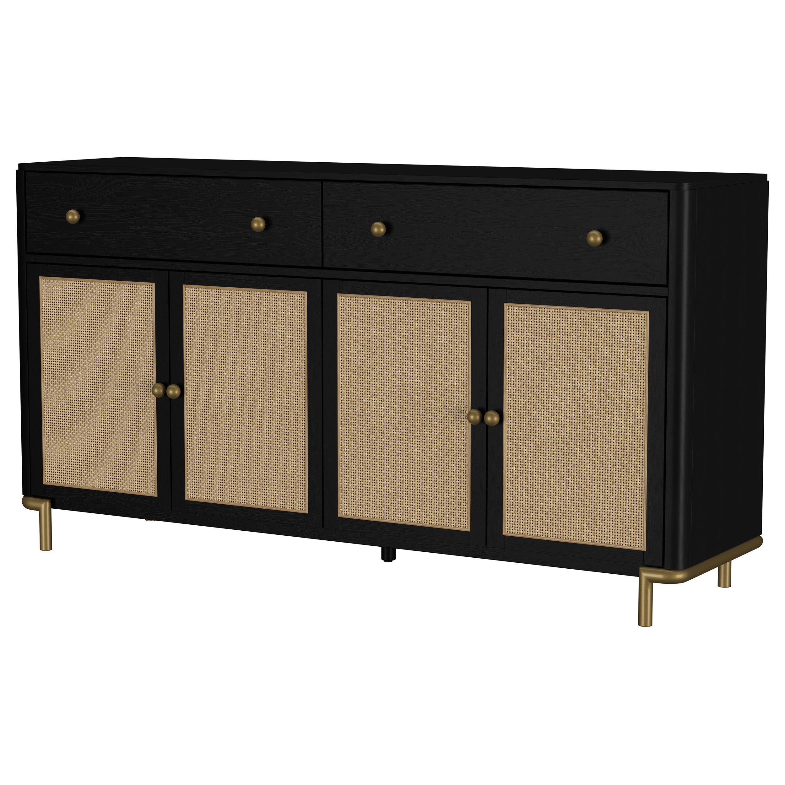 Arini 2-drawer Cane Door Dining Sideboard Server