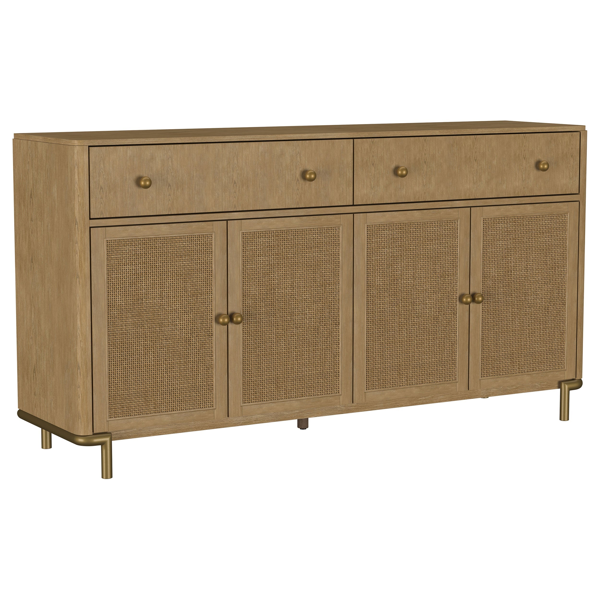 Arini 2-drawer Cane Door Dining Sideboard Server