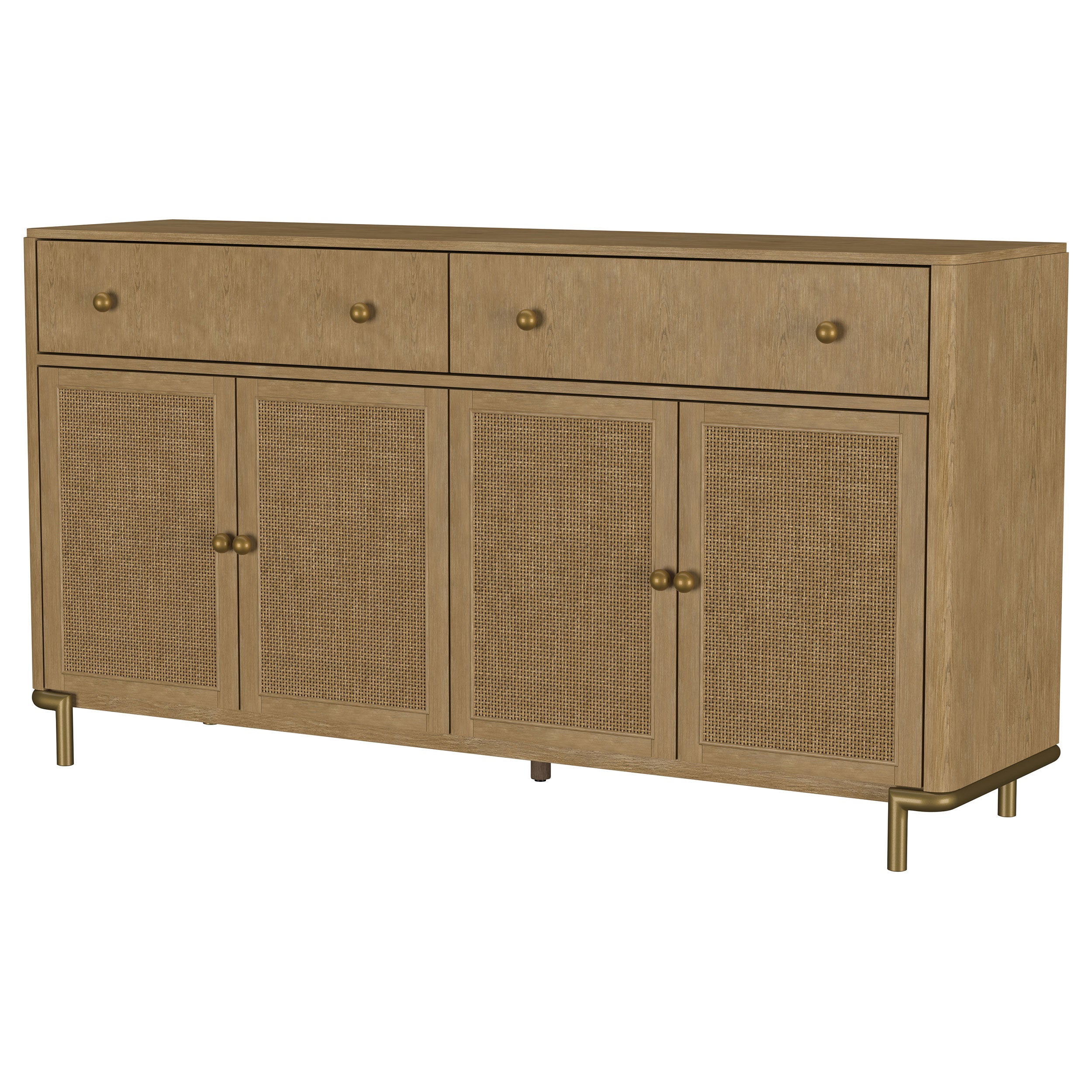 Arini 2-drawer Cane Door Dining Sideboard Server