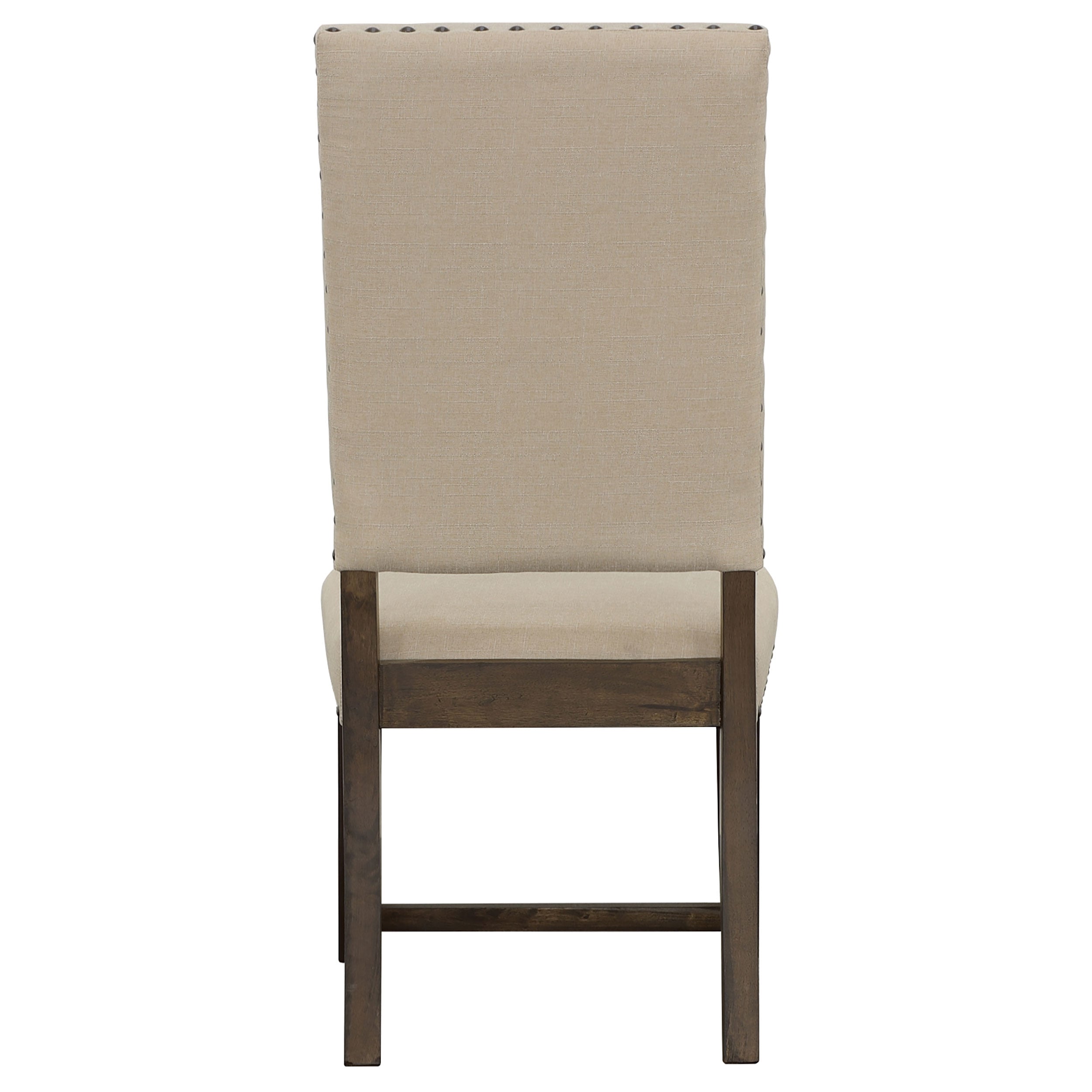 Twain Upholstered Dining Side Chair Beige (Set of 2)