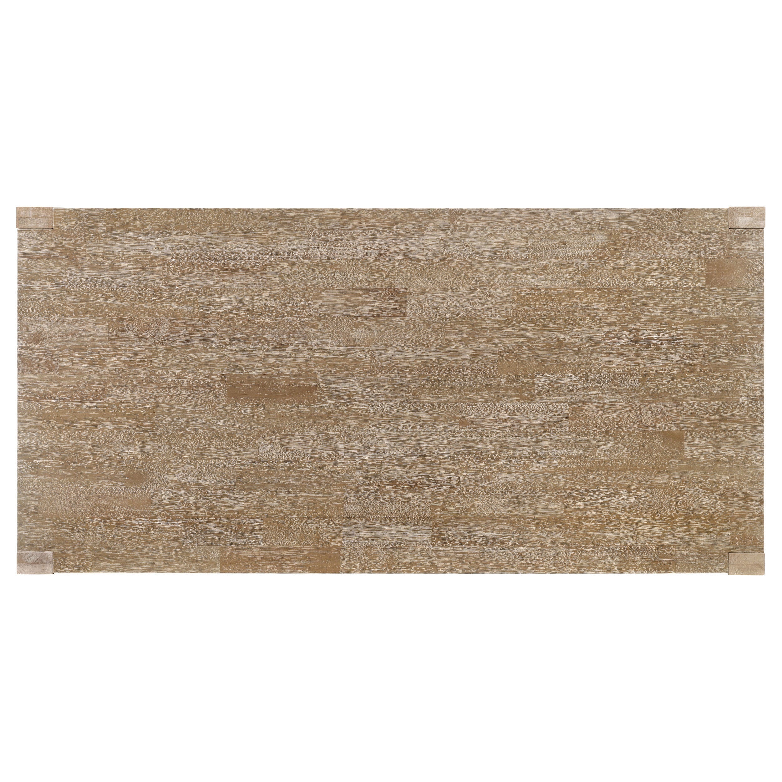 Scottsdale Rectangular Dining Set Brown Washed