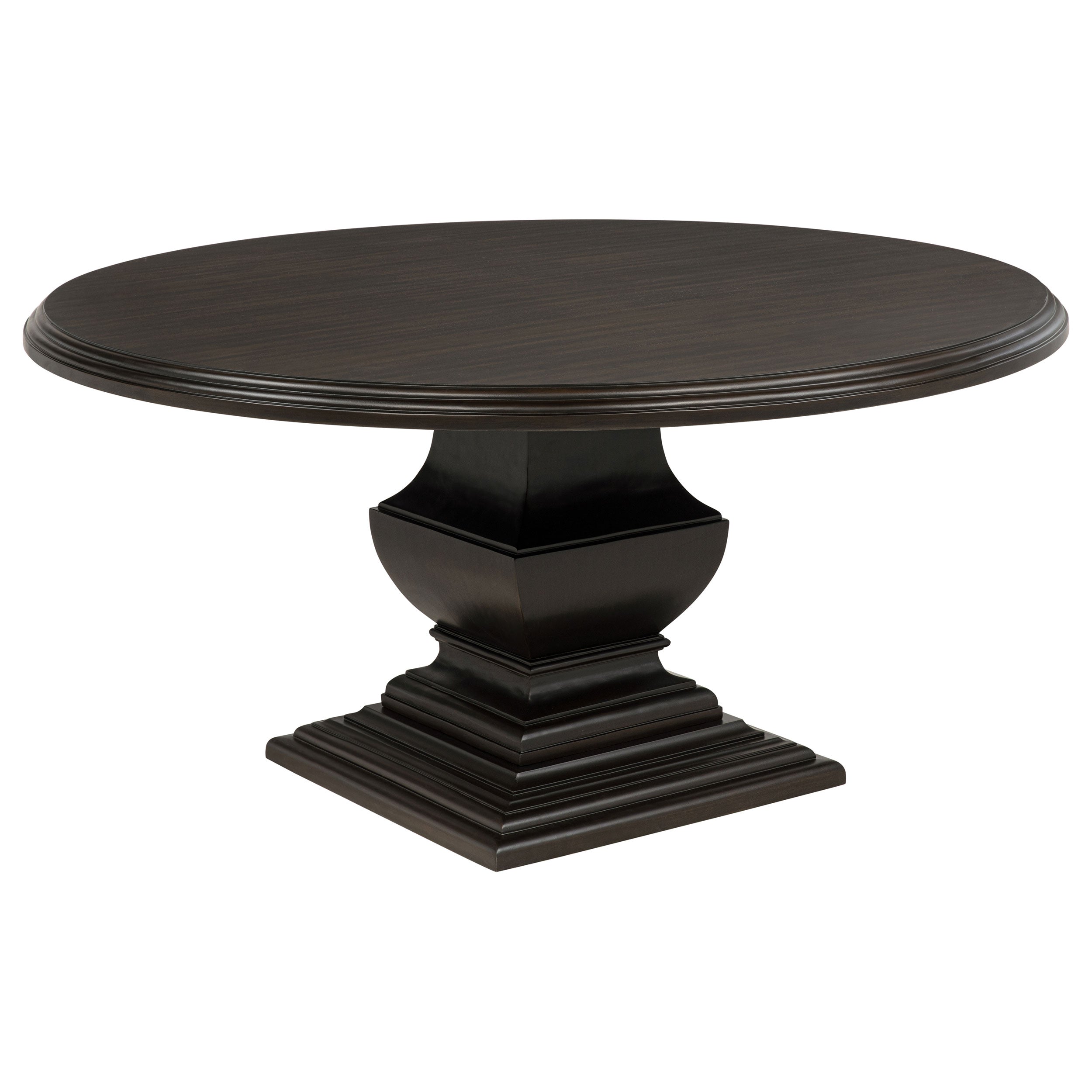 Twyla 60-inch Round Wood Dining Room Table Dark Cocoa