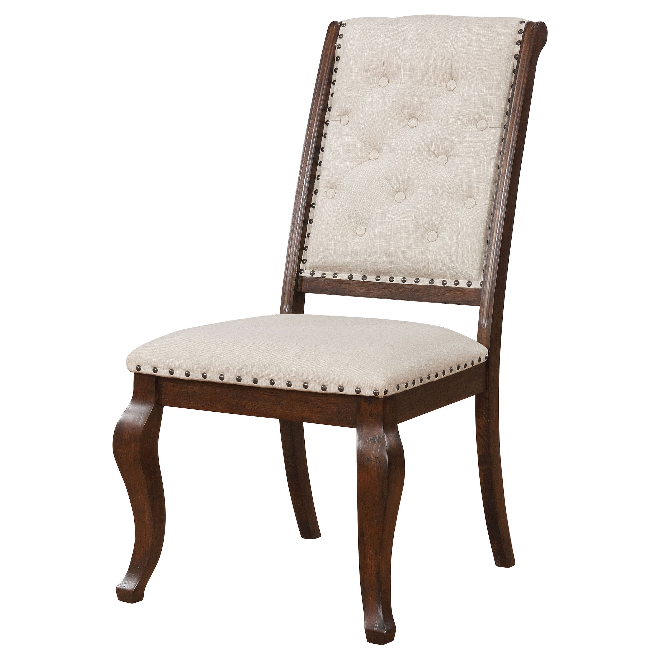 Brockway Upholstered Dining Chair Barley Brown (Set of 2)