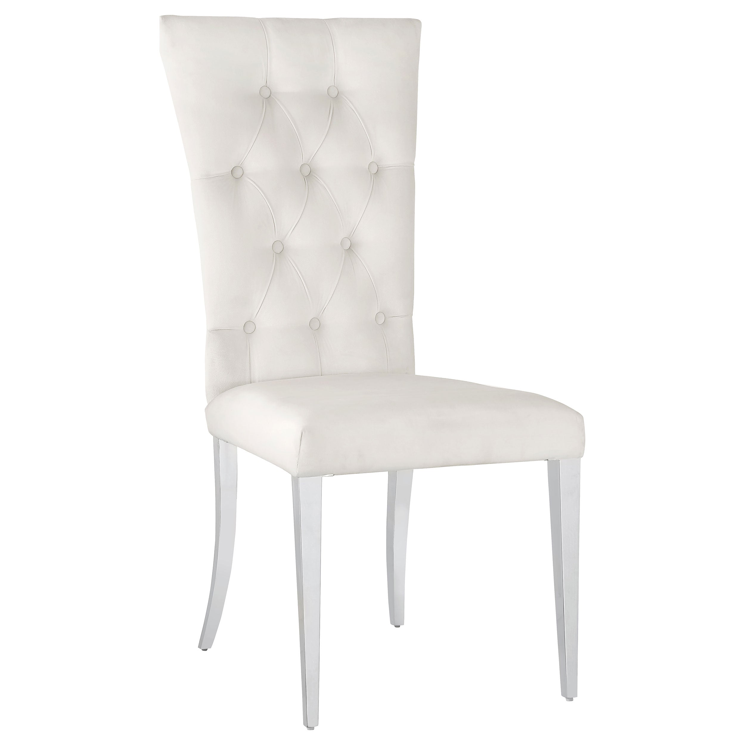 Kerwin Velvet Upholstered Dining Side Chair Grey (Set of 2)