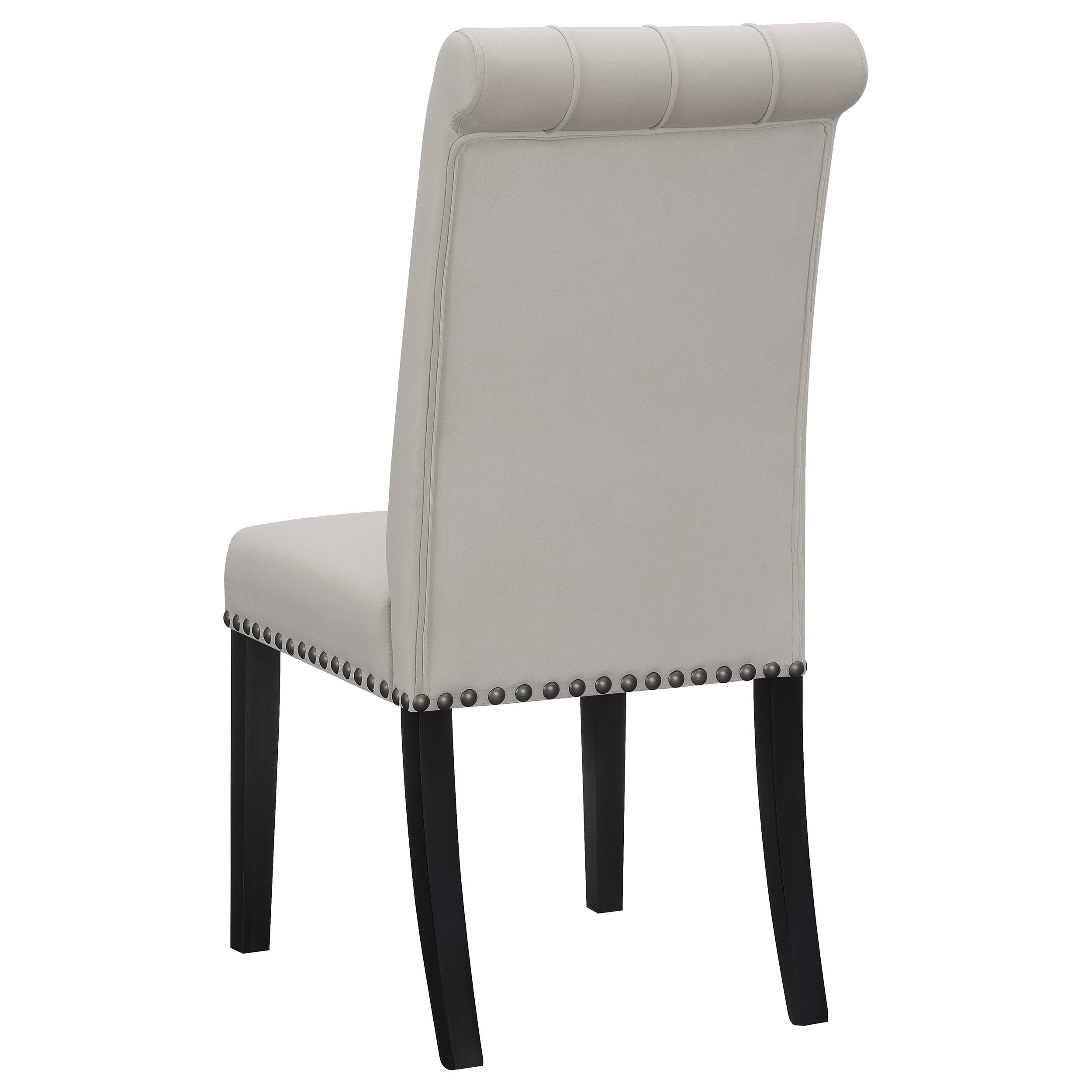 Alana Velvet Upholstered Dining Arm Chair Brown