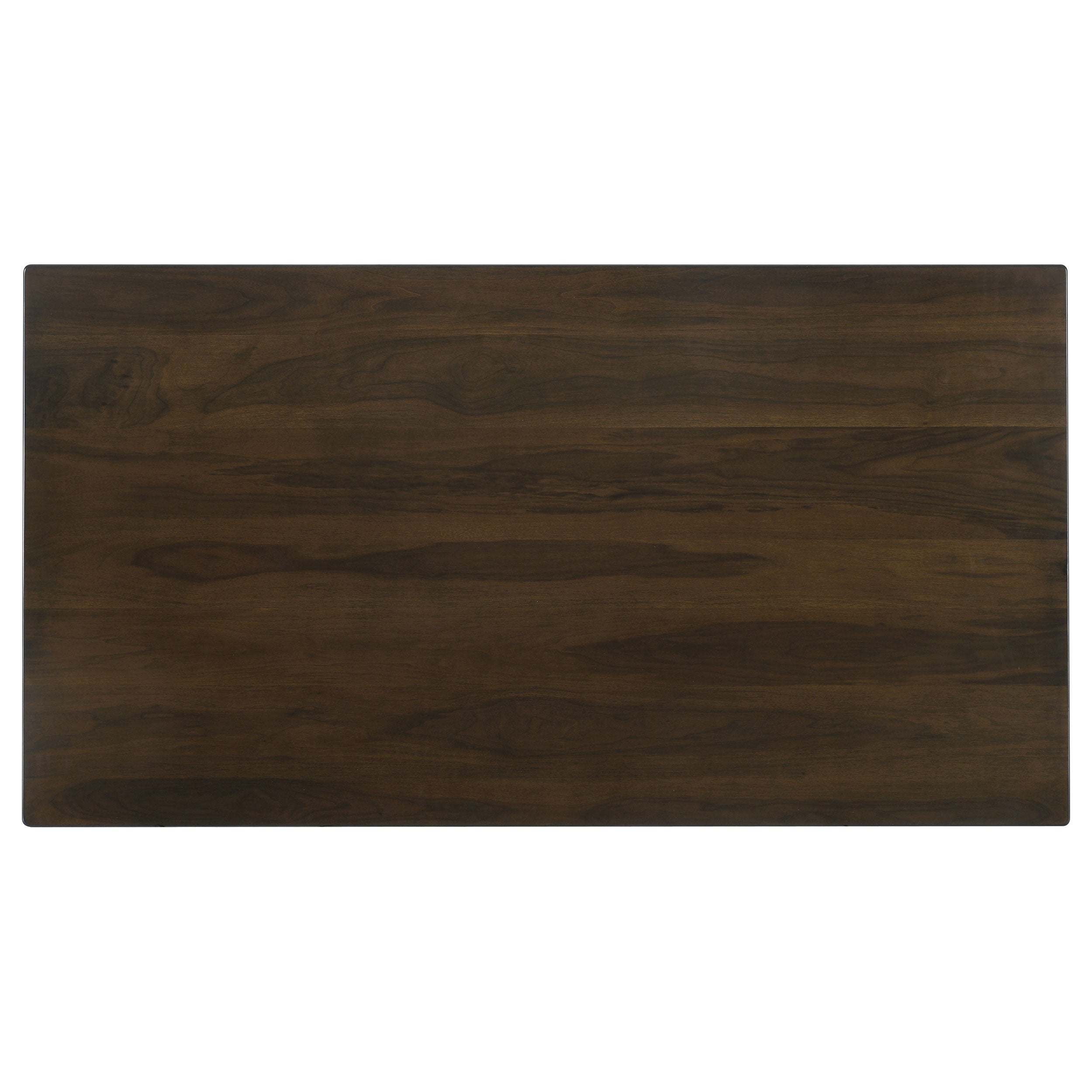 Wes Rectangular 80-inch Wood Dining Table Dark Walnut