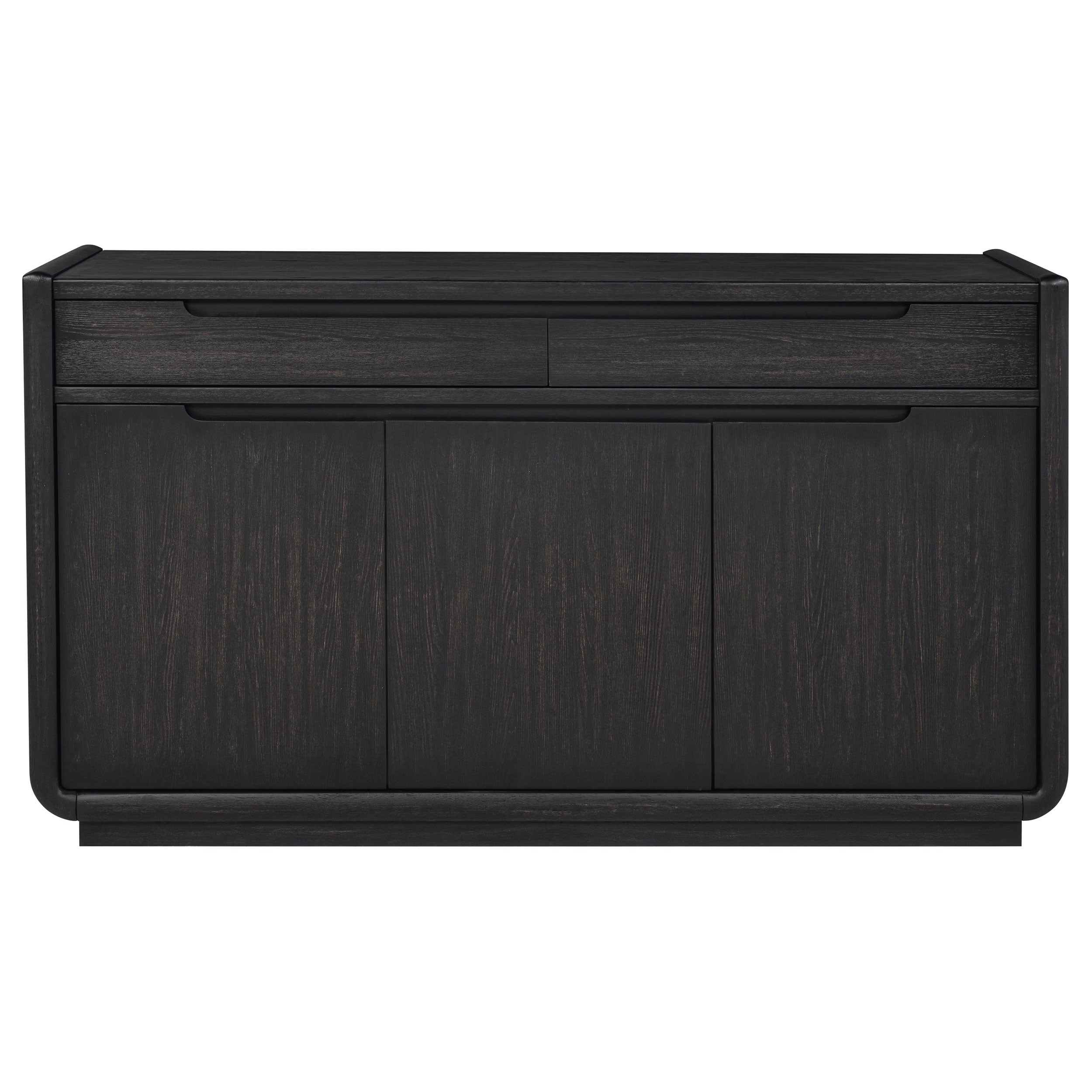 Leandro 2-drawer Dining Sideboard Server Burnished Black