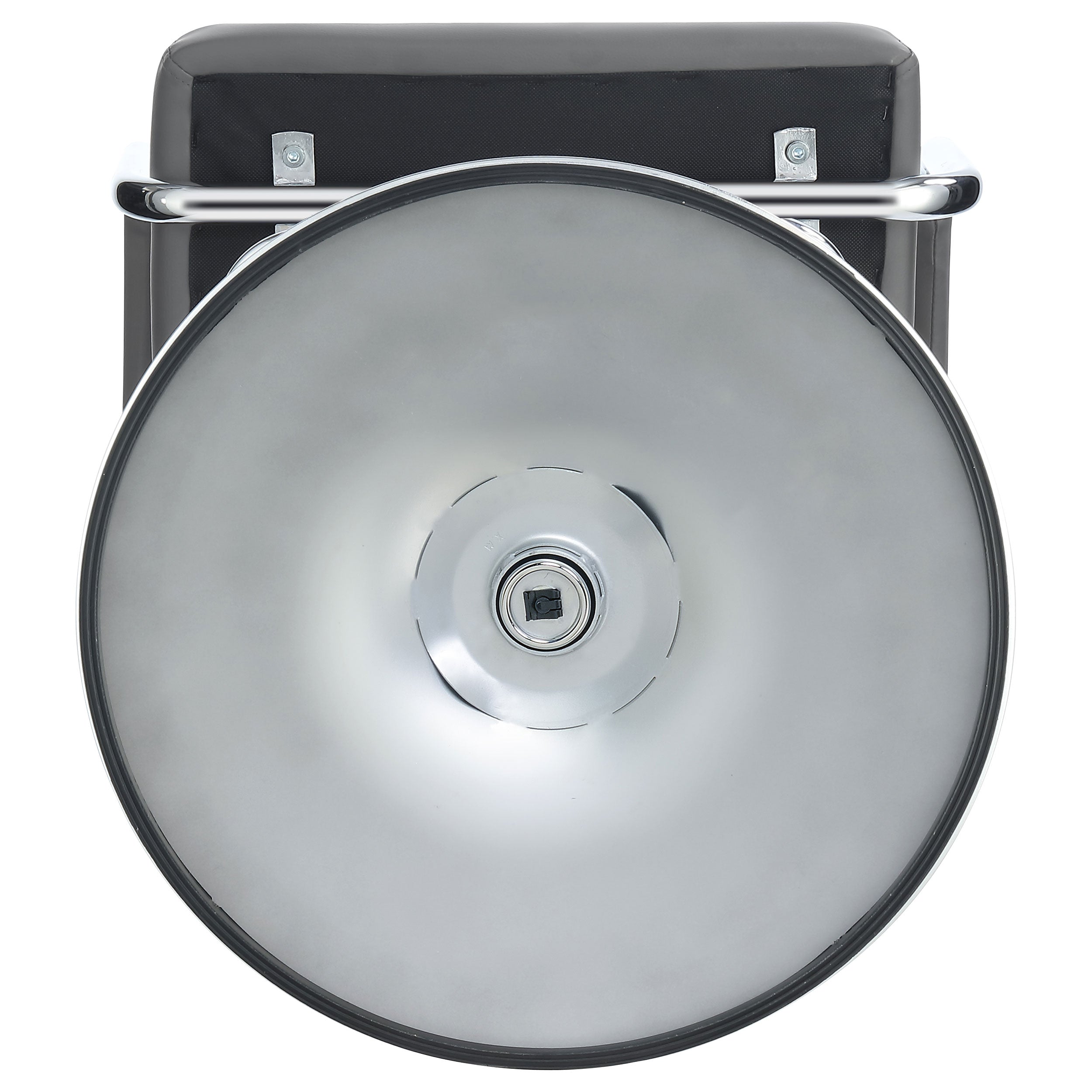 Palomar Adjustable Height Bar Stool Black / White and Chrome