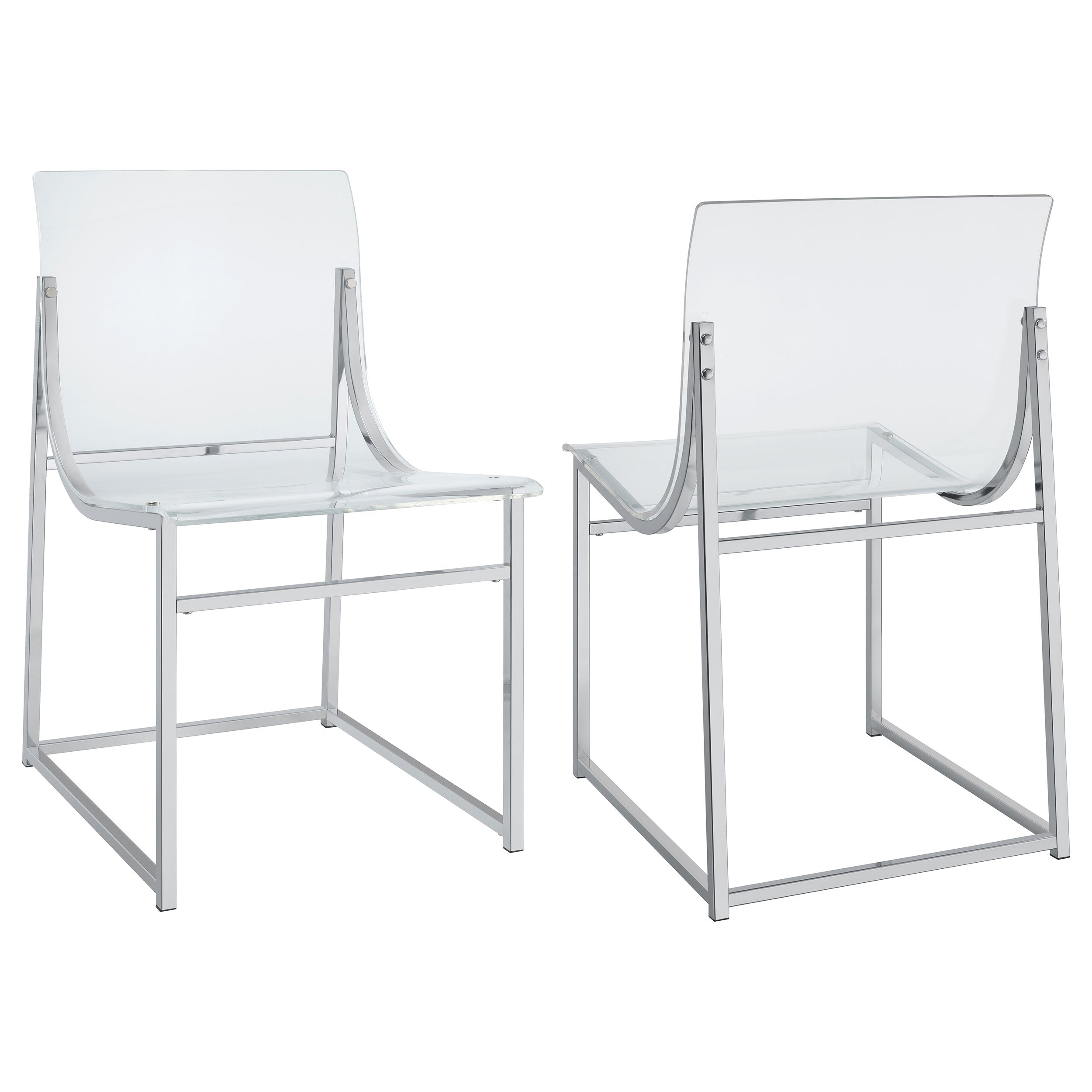 Adino Acrylic Dining Side Chair (Set of 2)