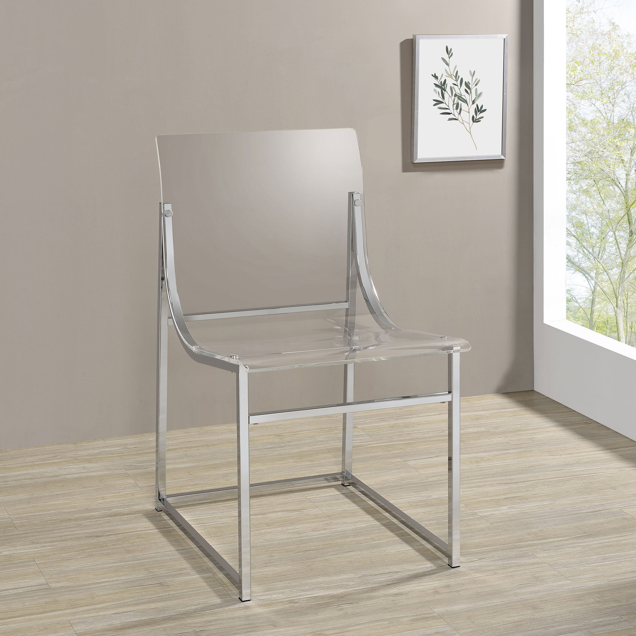 Adino Acrylic Dining Side Chair (Set of 2)