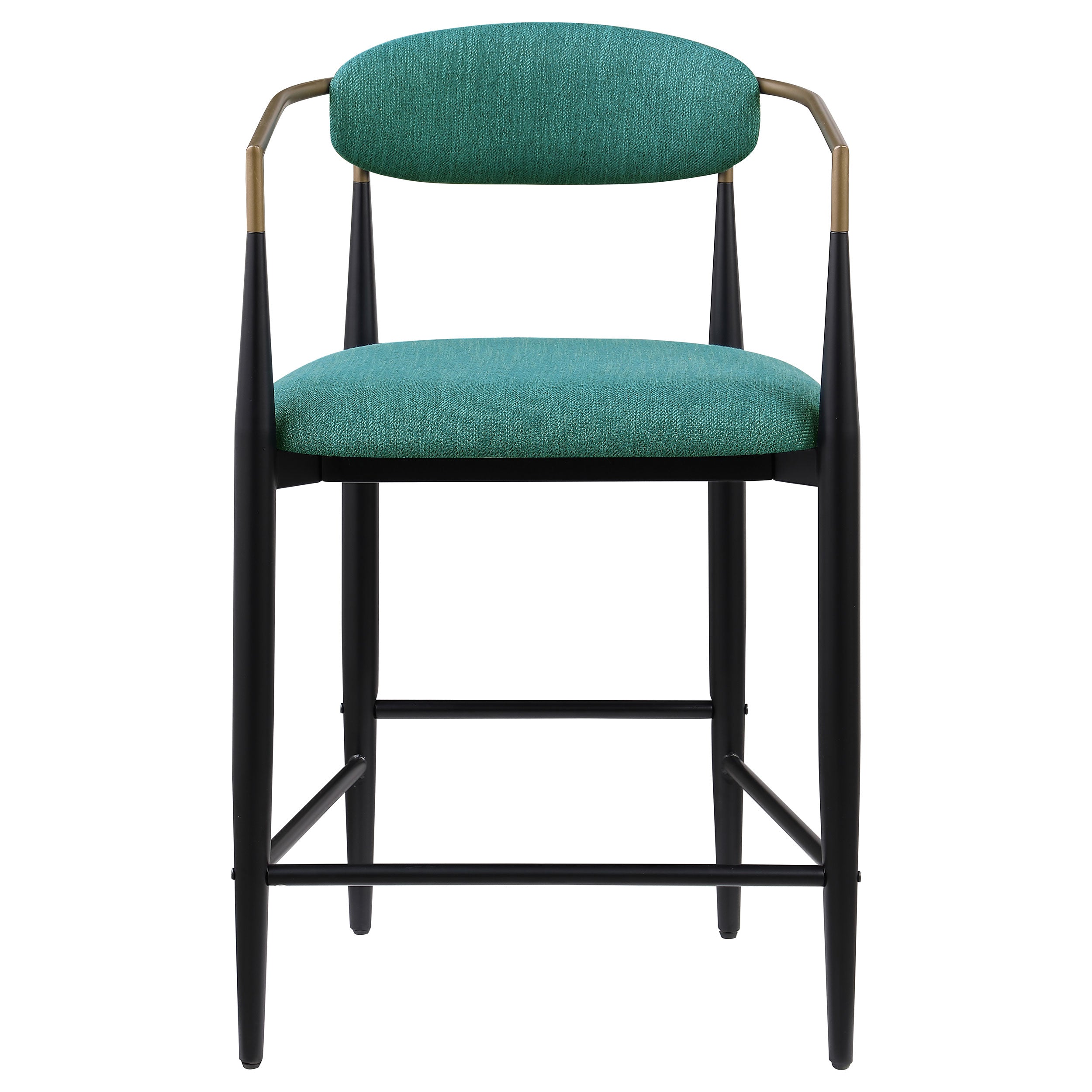 Tina Fabric Upholstered Bar Chair Green (Set of 2)