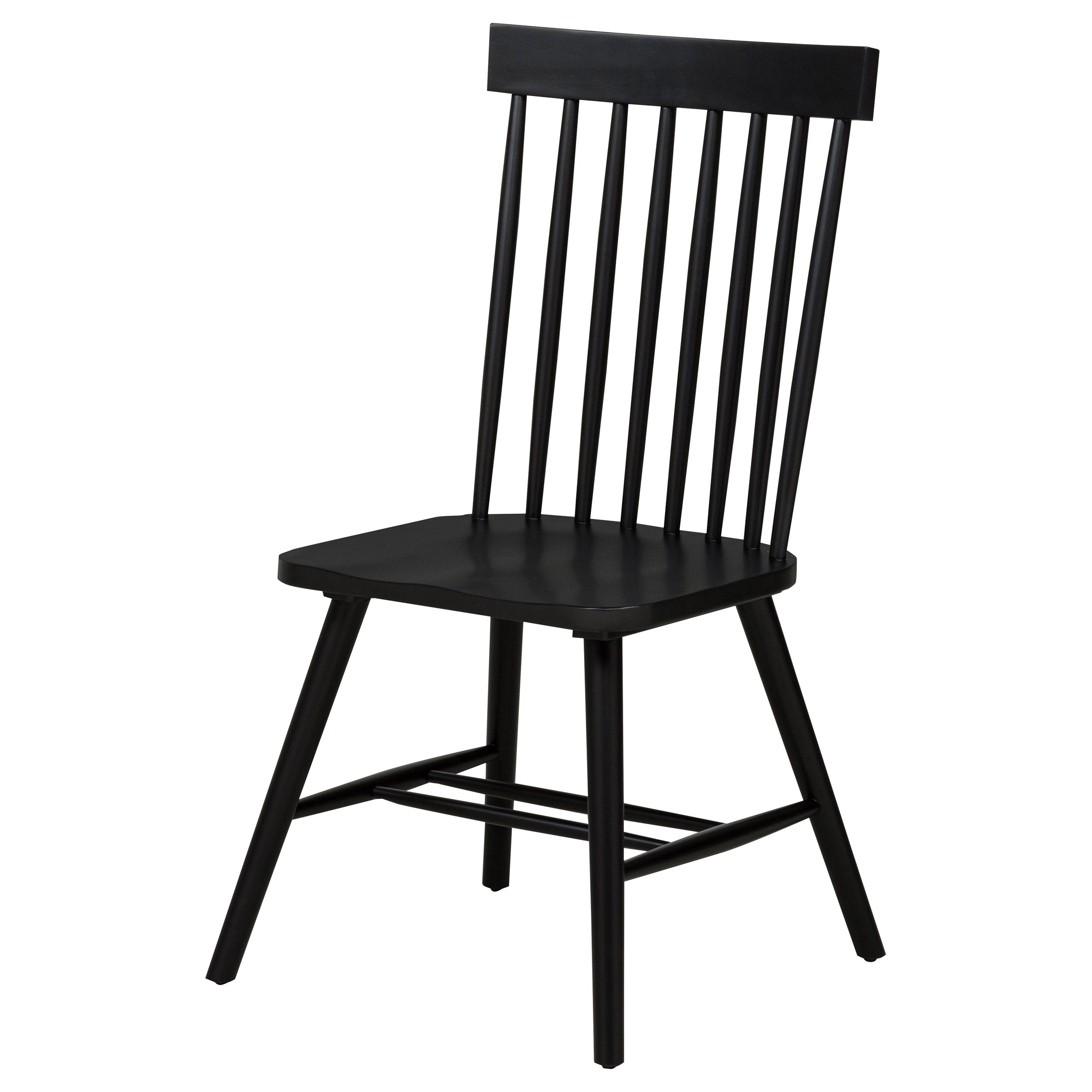 Andrews Windsor Spindle  Dining Side Chair White (Set of 2)
