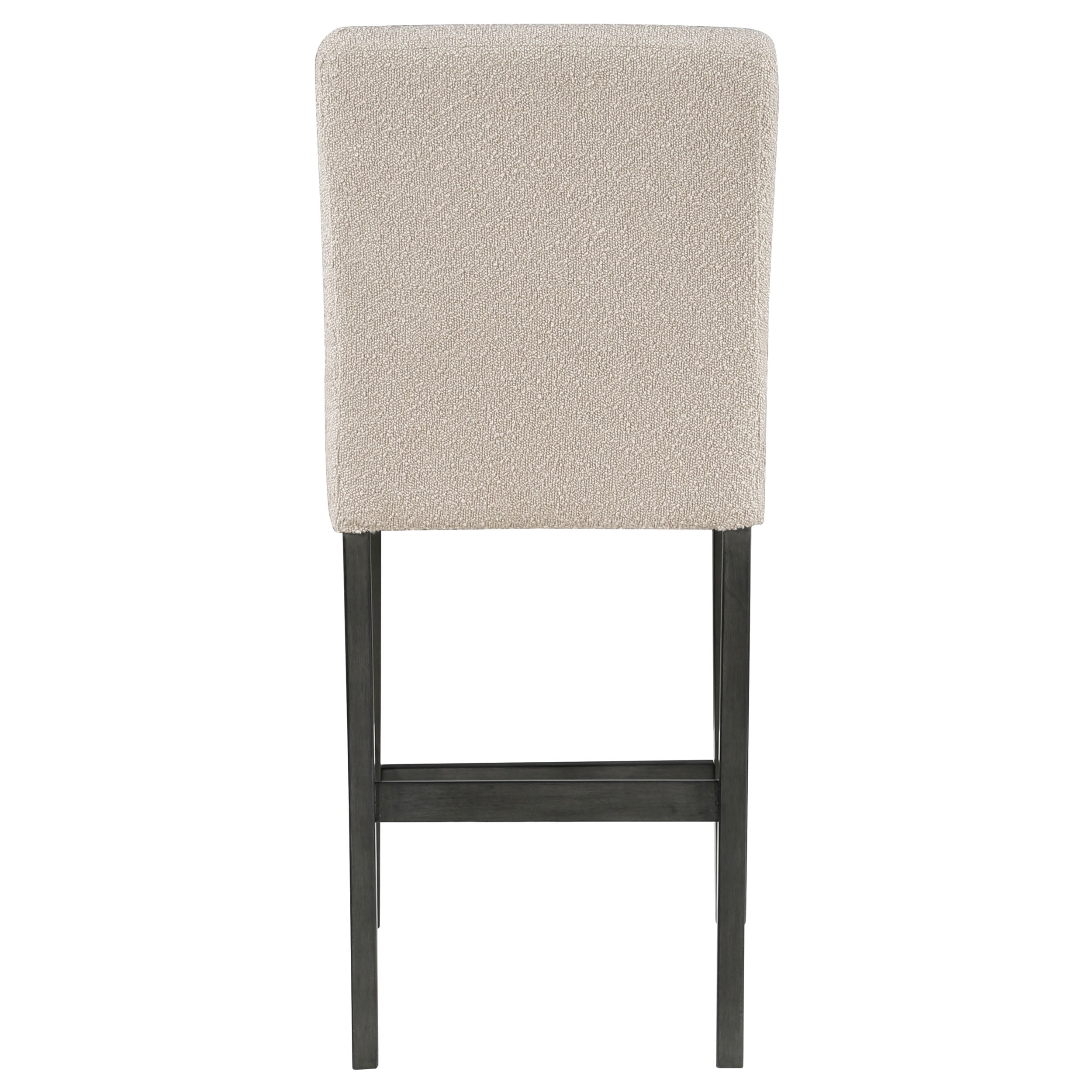 Alba Boucle Upholstered Counter Chair White (Set of 2)