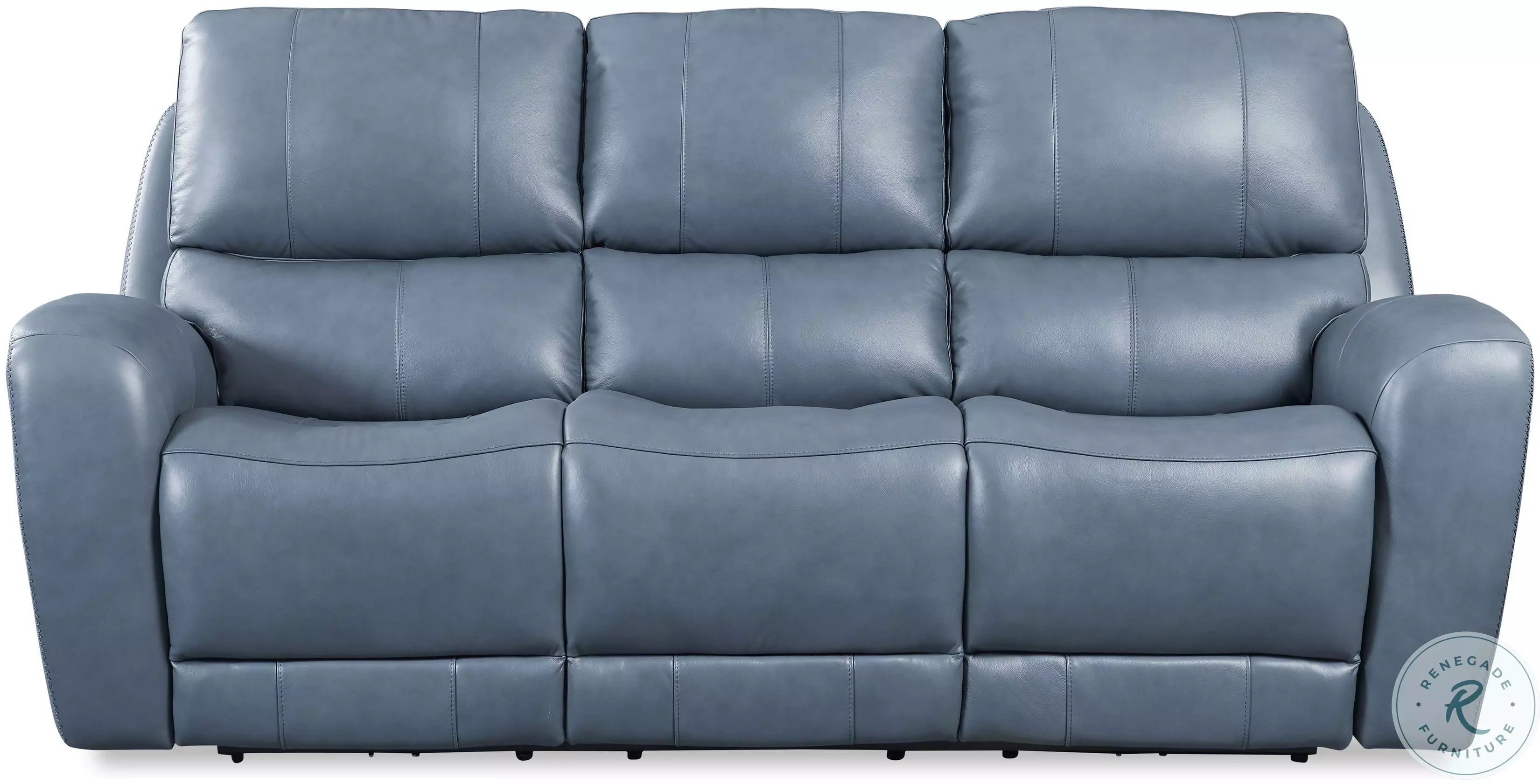 Bel Air Dual Power Reclining Sofa, Persian Blue
