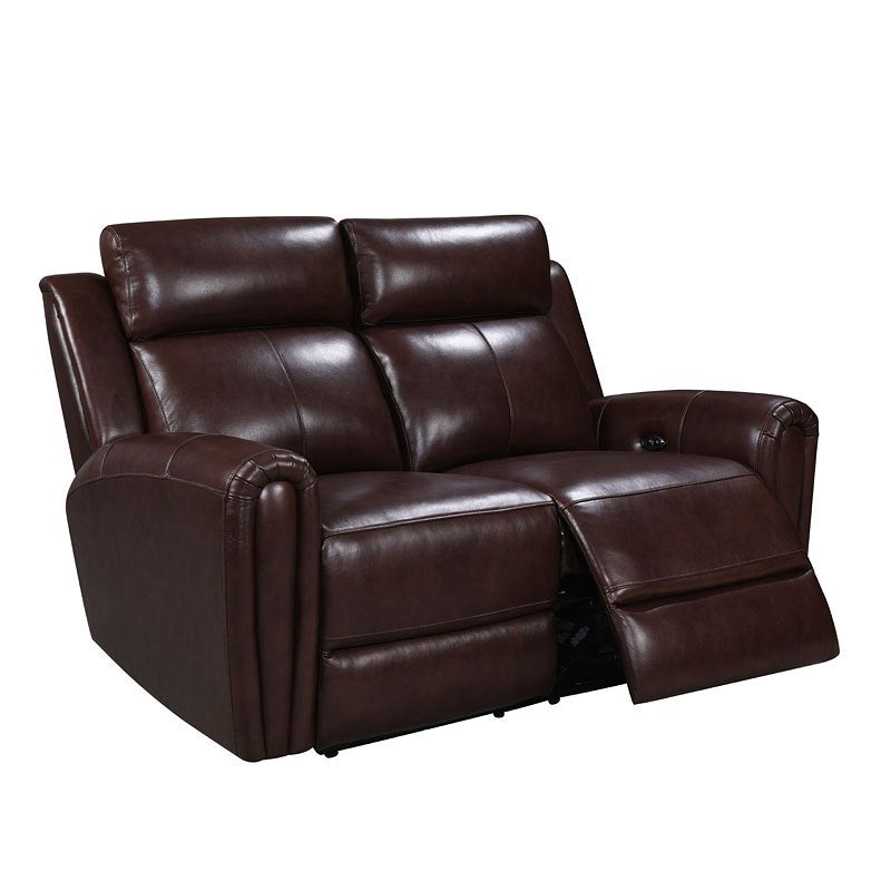 Jonathan Power Reclining Loveseat (Brown) P1