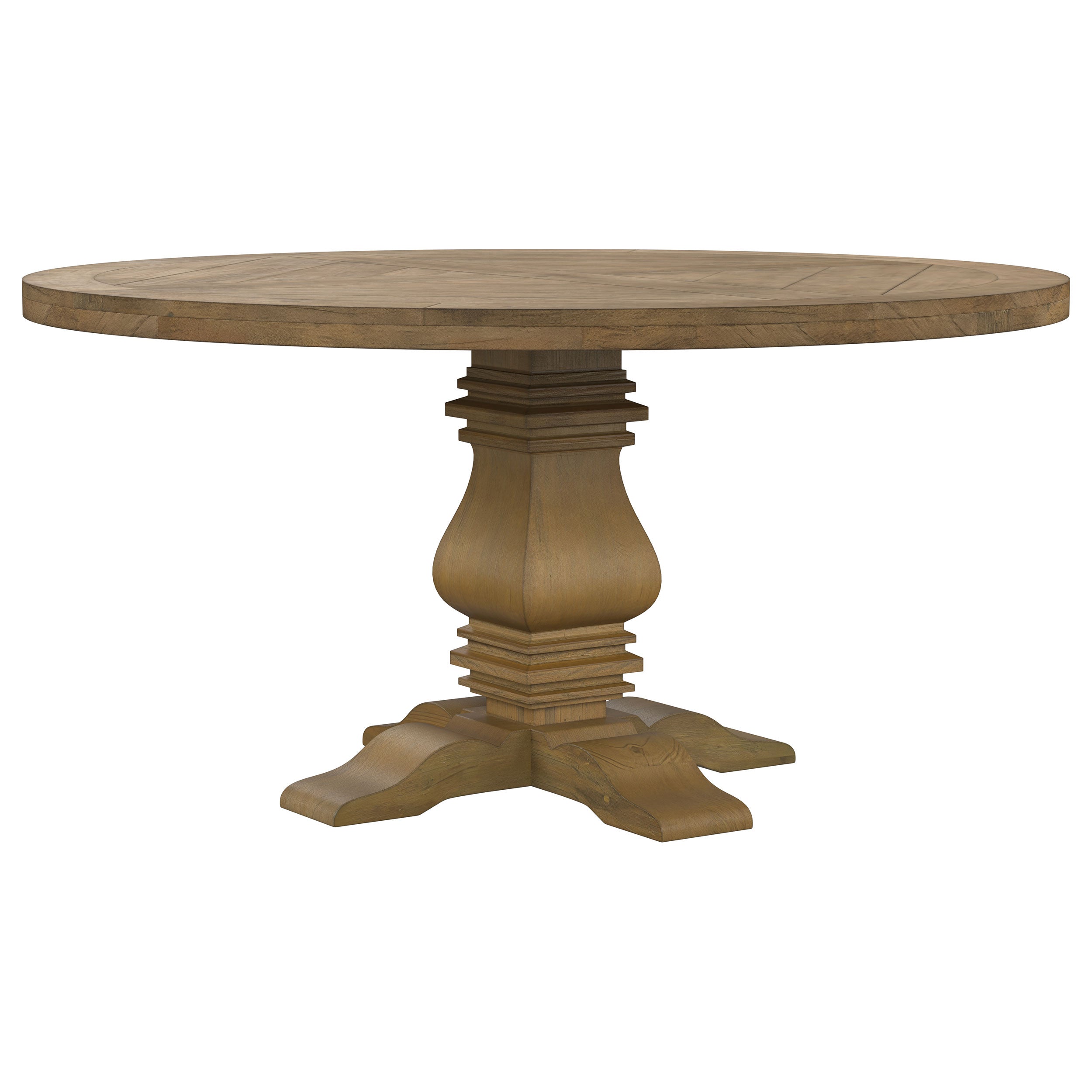 Florence Round Dining Table Set Rustic Honey