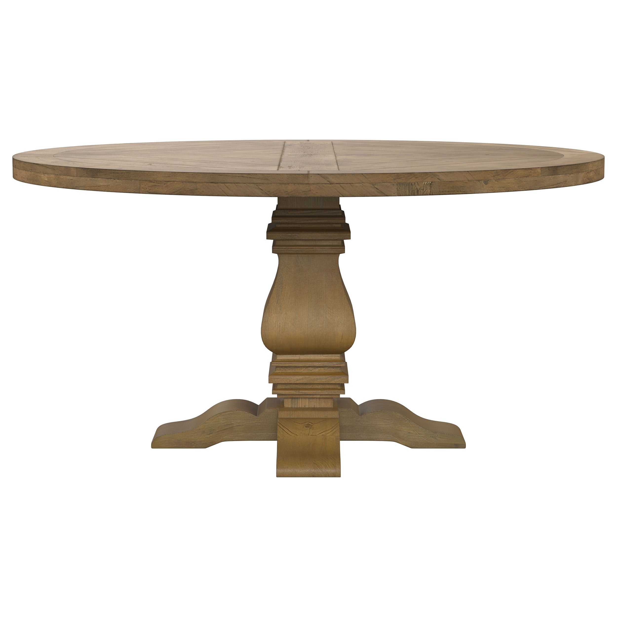 Florence Round Dining Table Set Rustic Honey