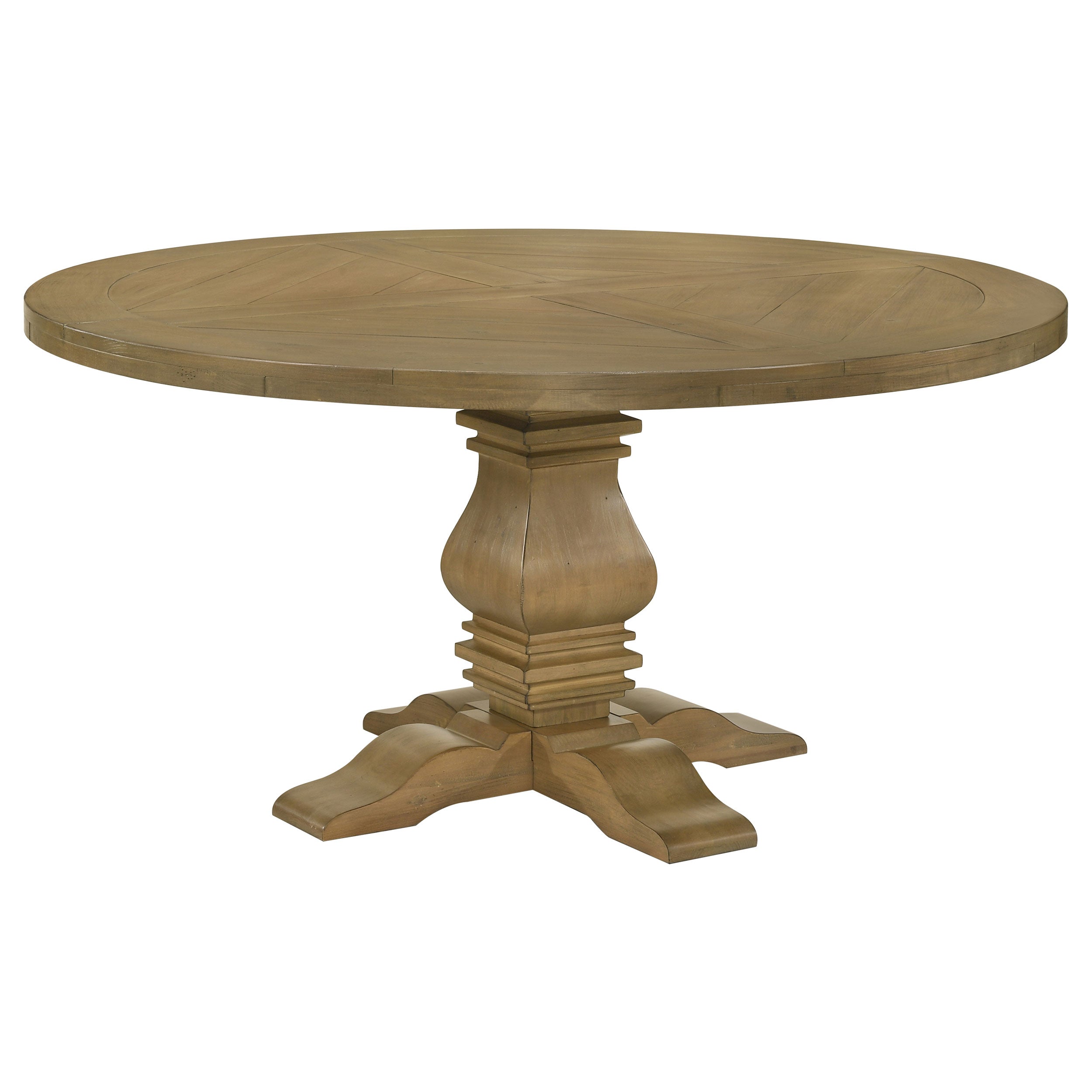 Florence Round Dining Table Set Rustic Honey