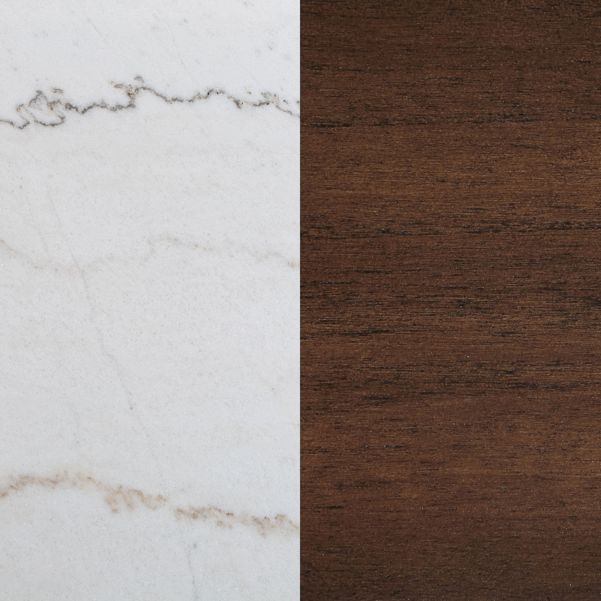 Aldrich 66-inch Marble Top Counter Height Dining Table White