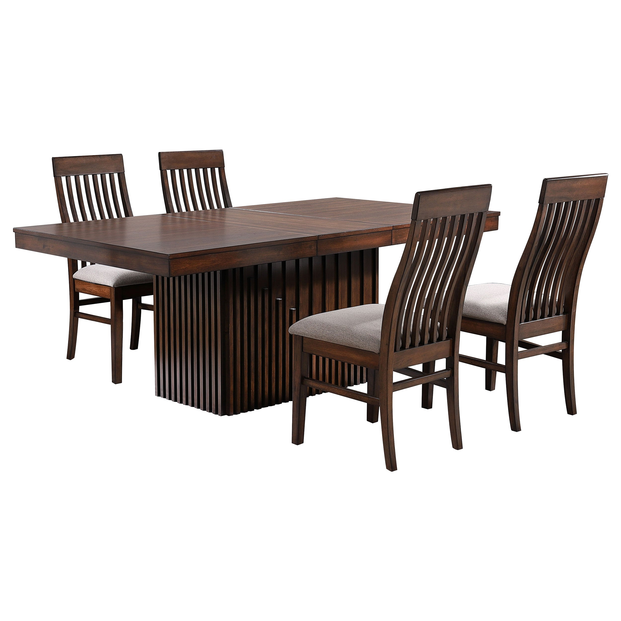 Briarwood  Extension Leaf Dining Table Set Mango Oak