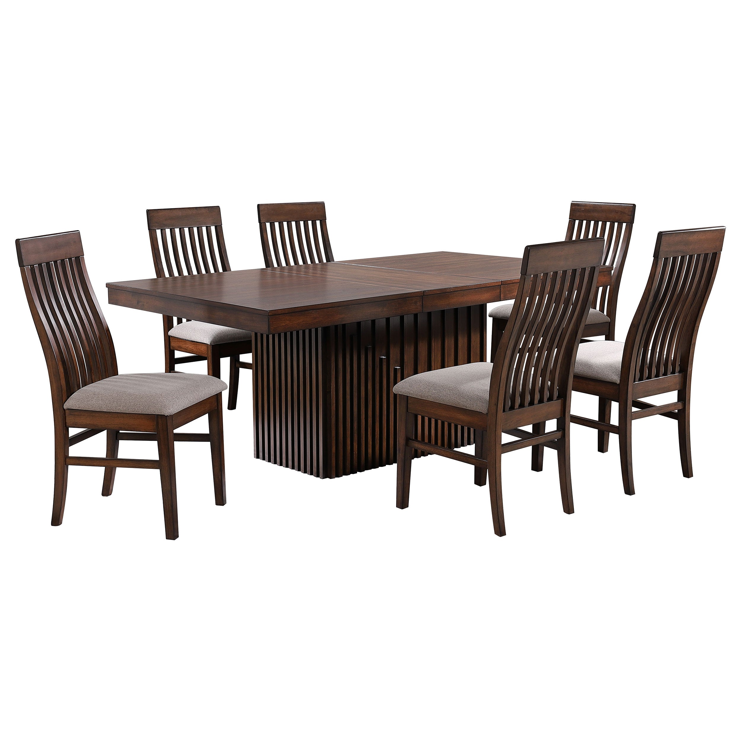 Briarwood  Extension Leaf Dining Table Set Mango Oak