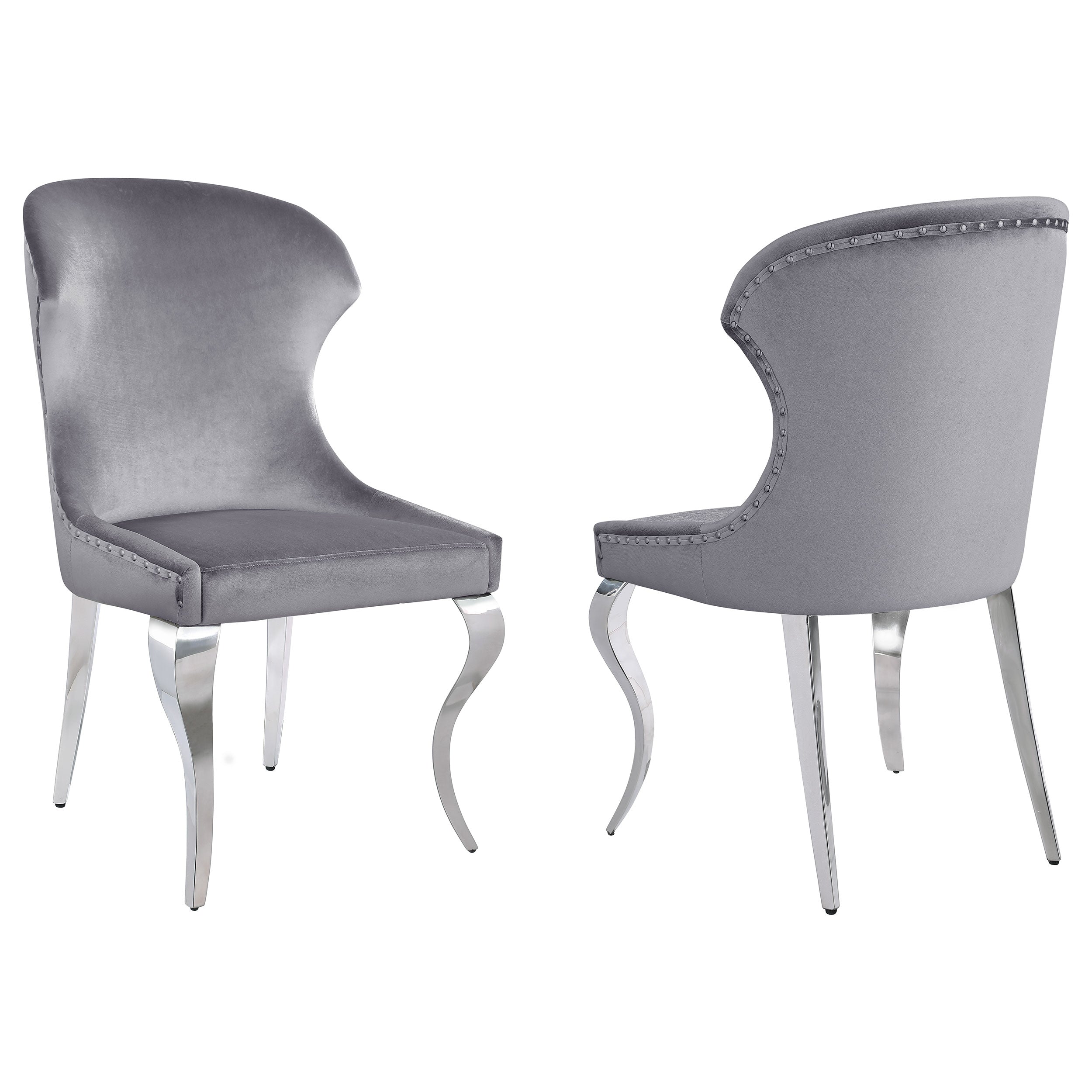 Cheyanne Upholstered Dining Side Chair Black (Set of 2)