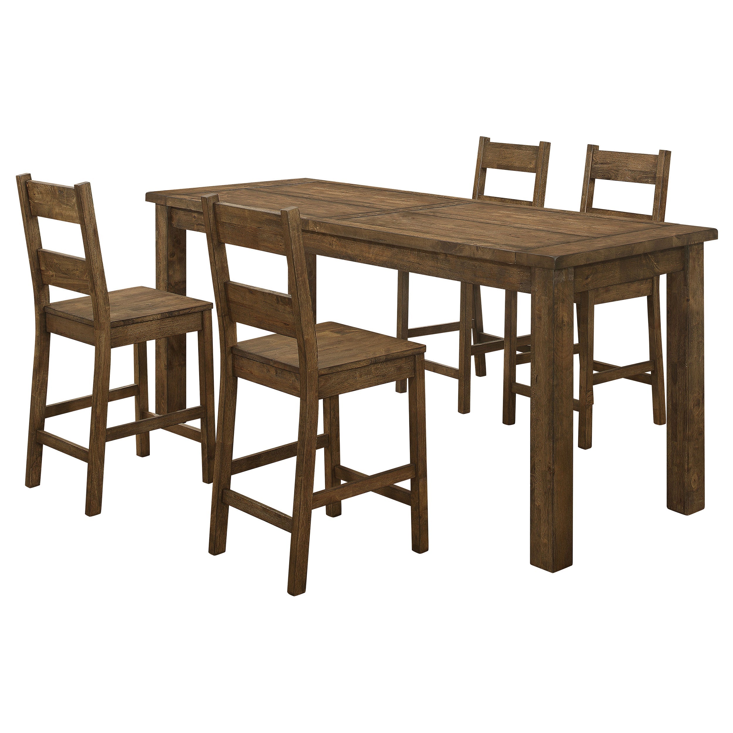 Coleman  Counter Height Dining Set Golden Brown