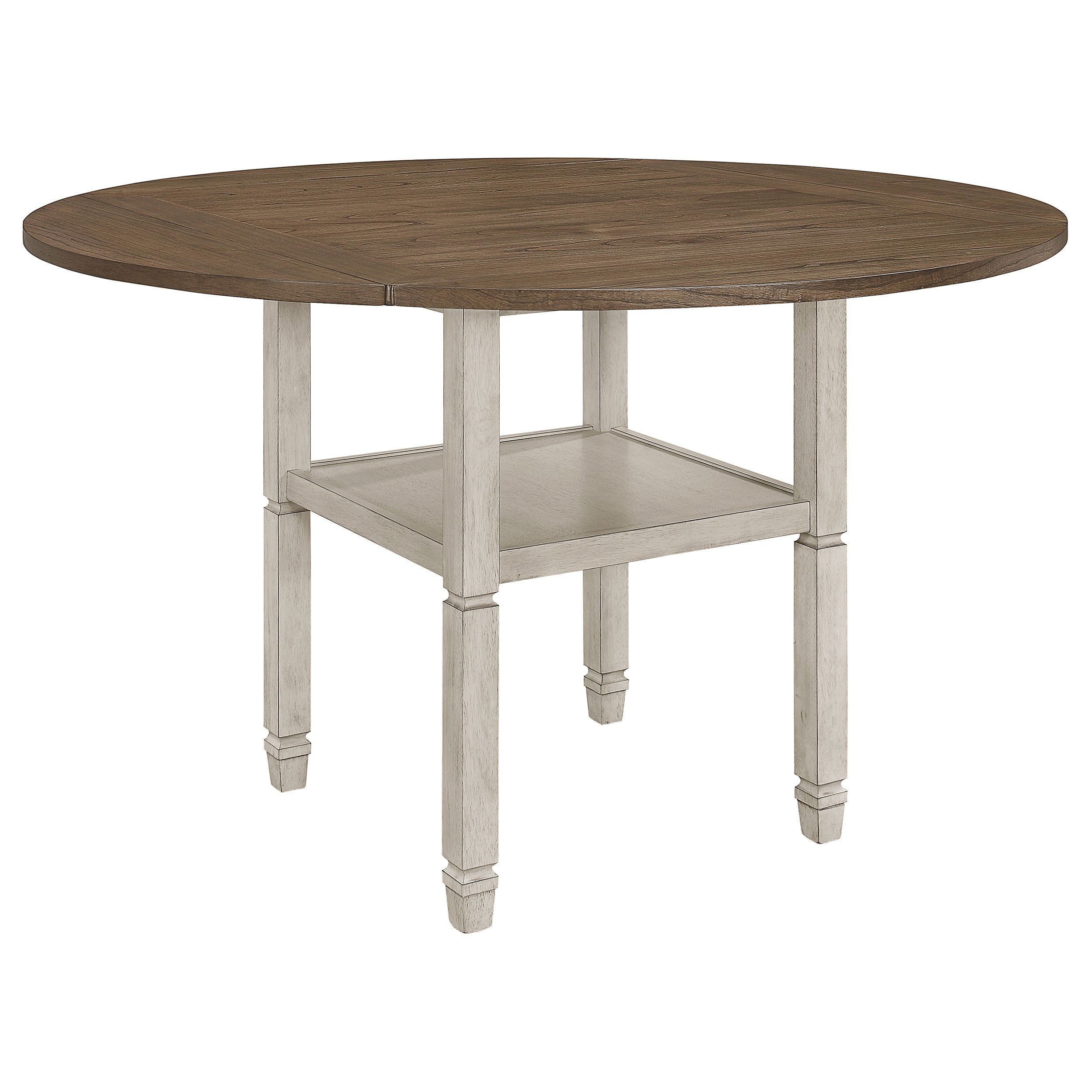 Sarasota  Drop Leaf Counter Dining Set Rustic Cream