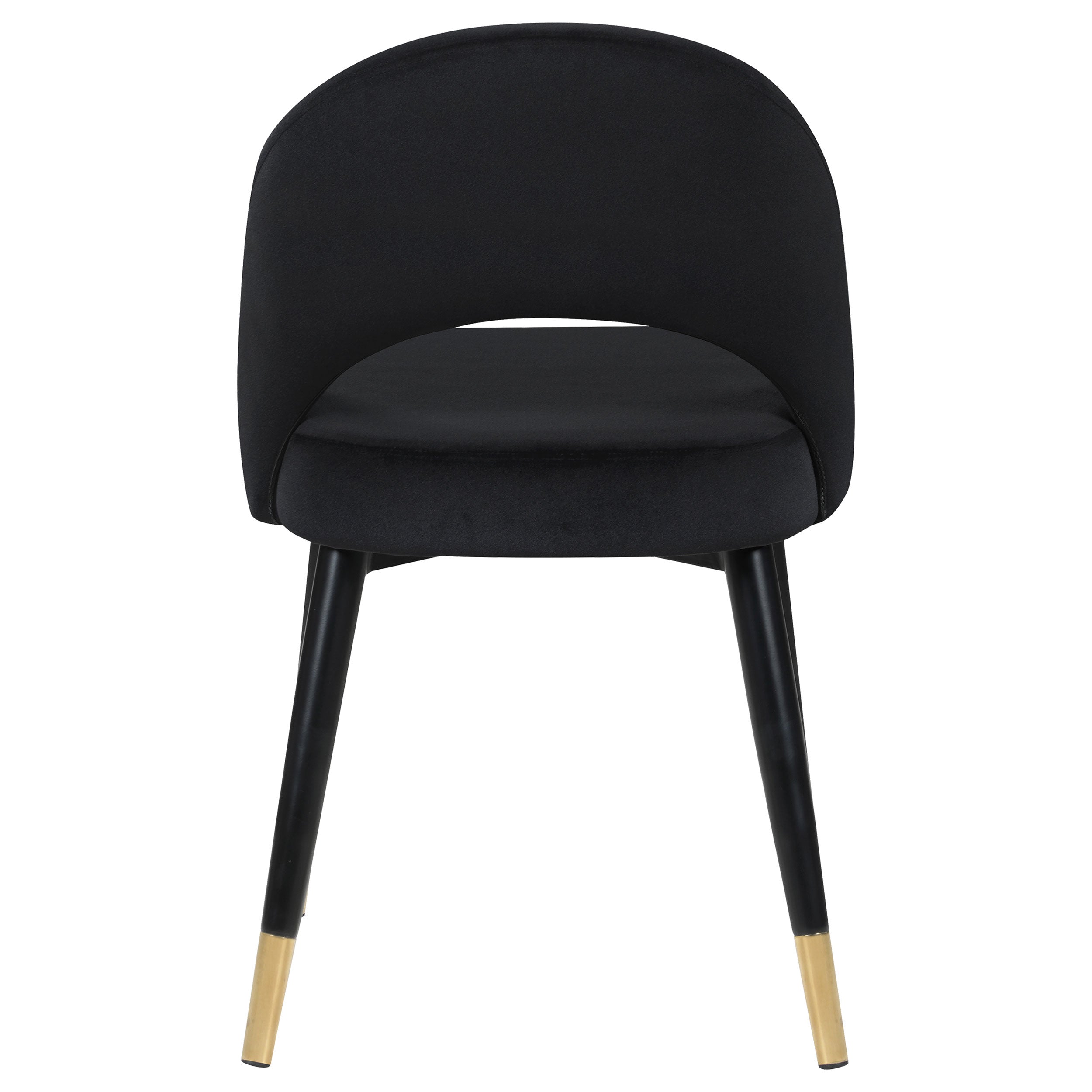 Lindsey Upholstered Dining Side Chair Black (Set of 2)